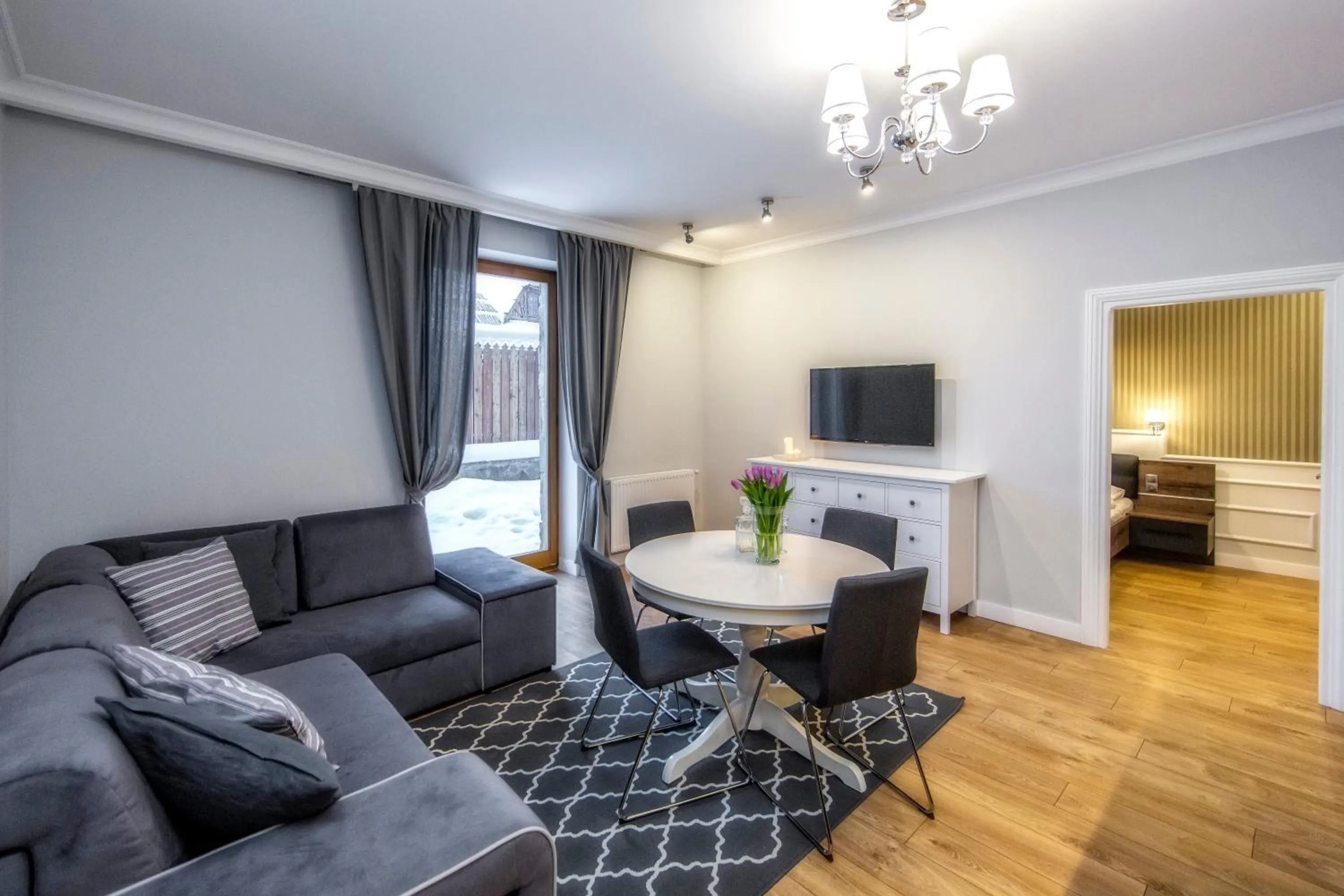 Living room in Giewont Krupówki SPA