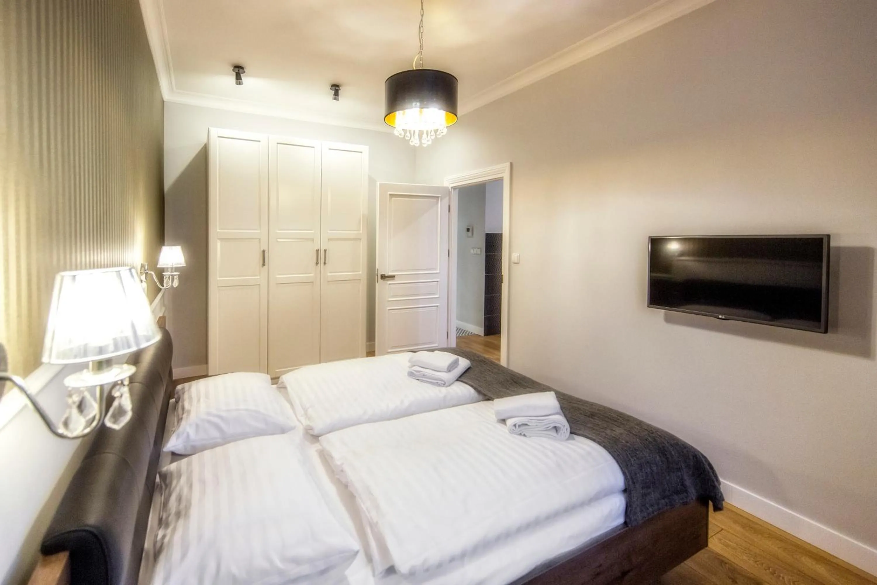 Bedroom, Bed in Giewont Krupówki SPA