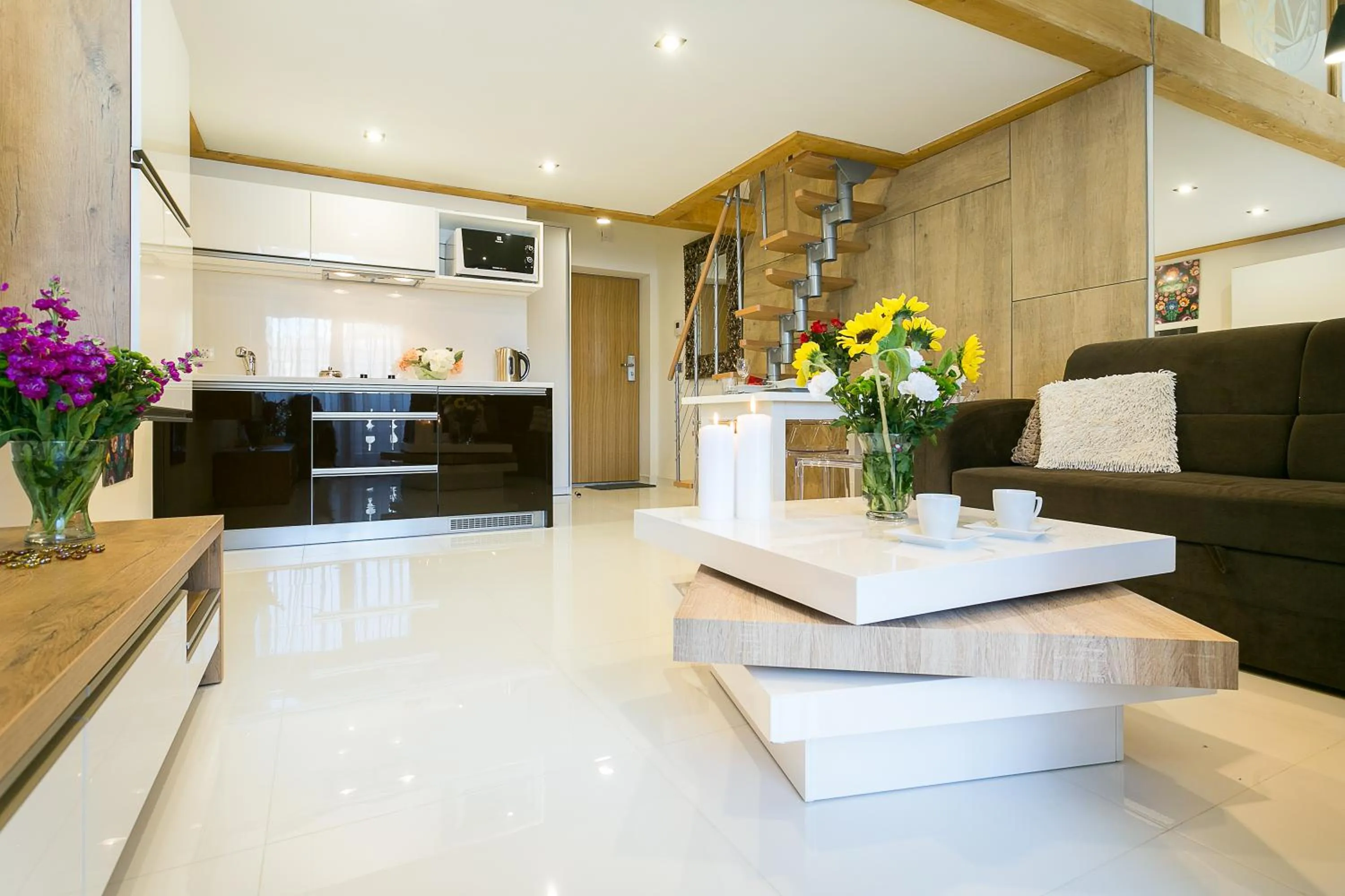 Living room in Giewont Krupówki SPA
