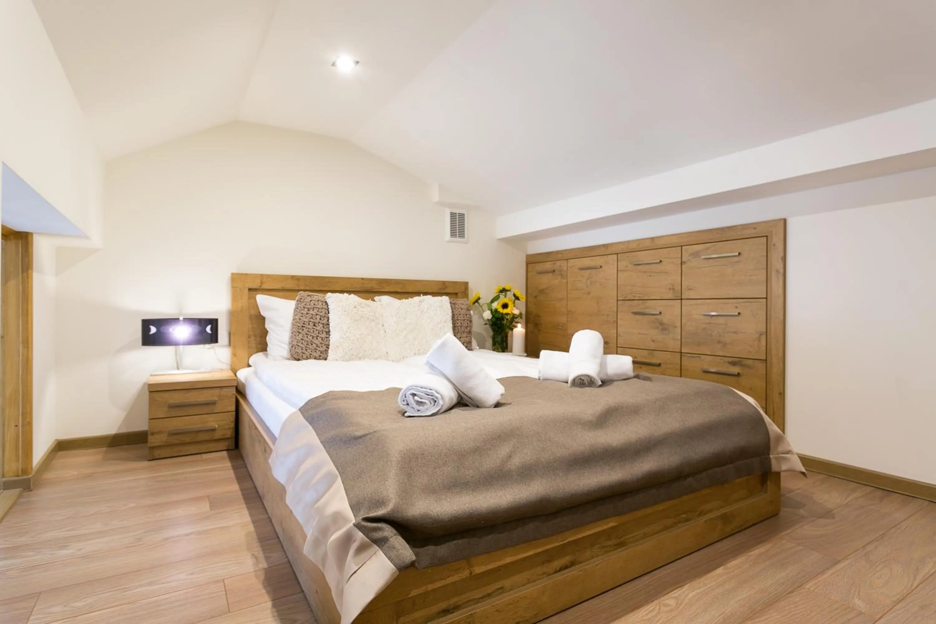 Bedroom, Bed in Giewont Krupówki SPA