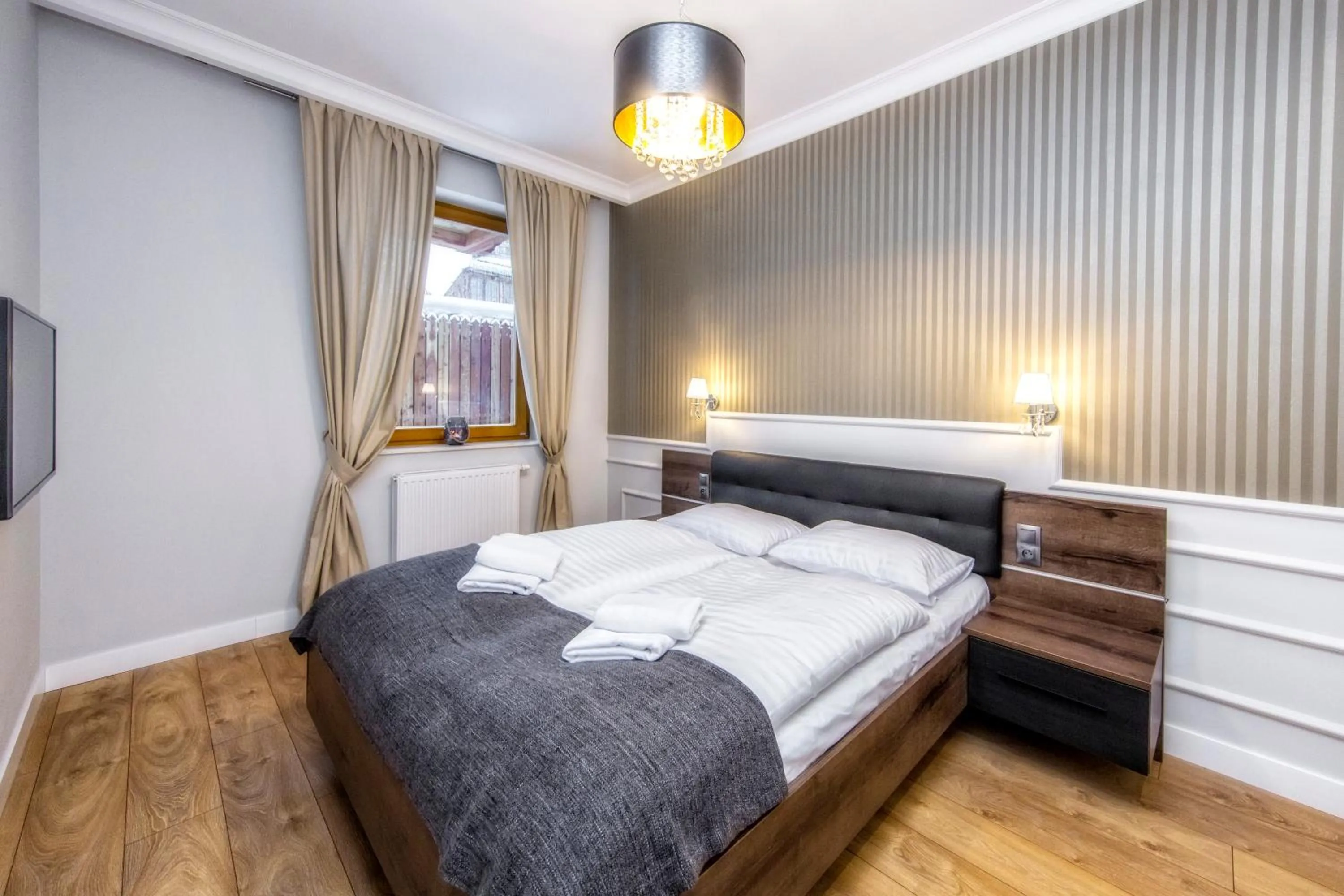 Bedroom, Bed in Giewont Krupówki SPA
