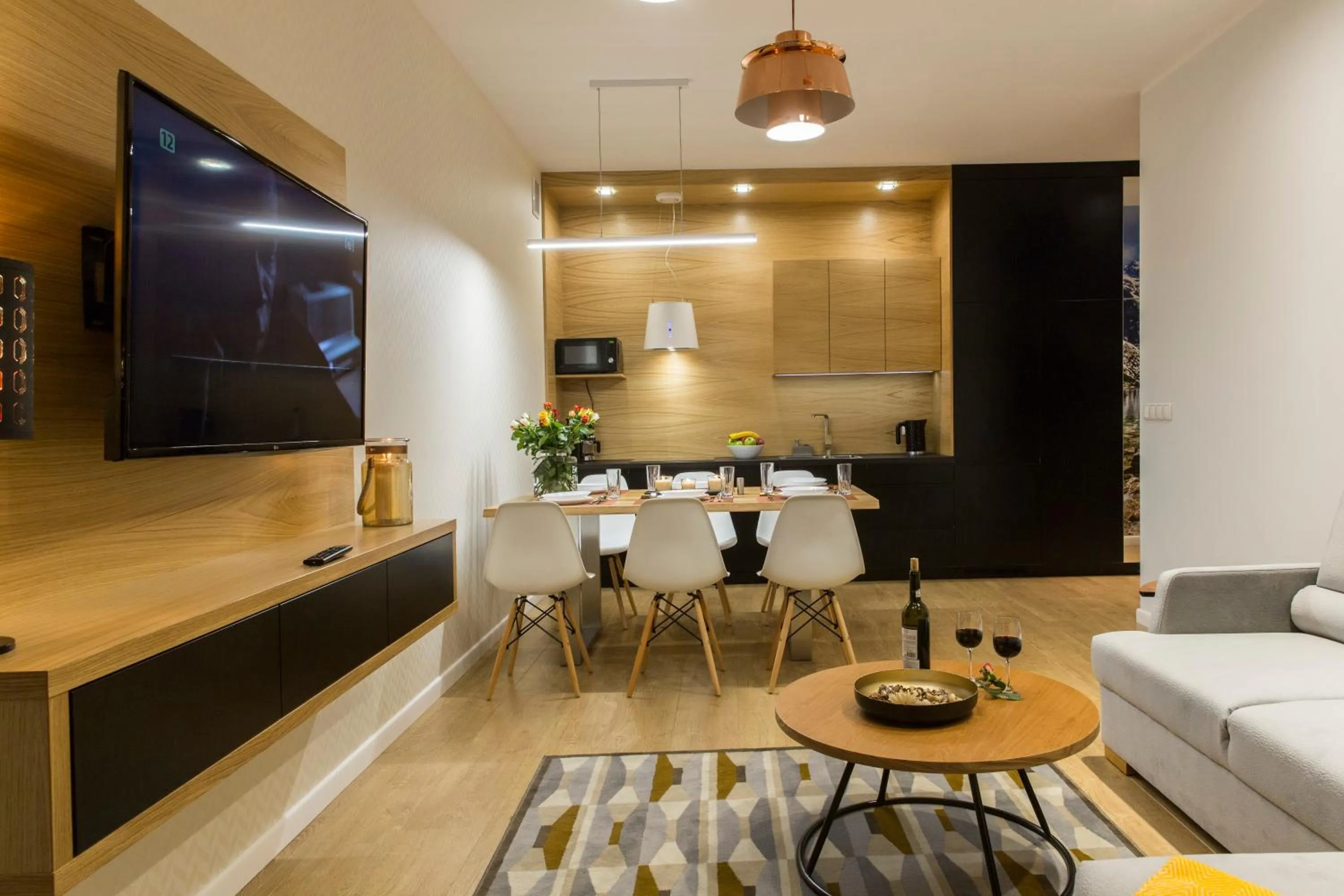 Living room in Giewont Krupówki SPA