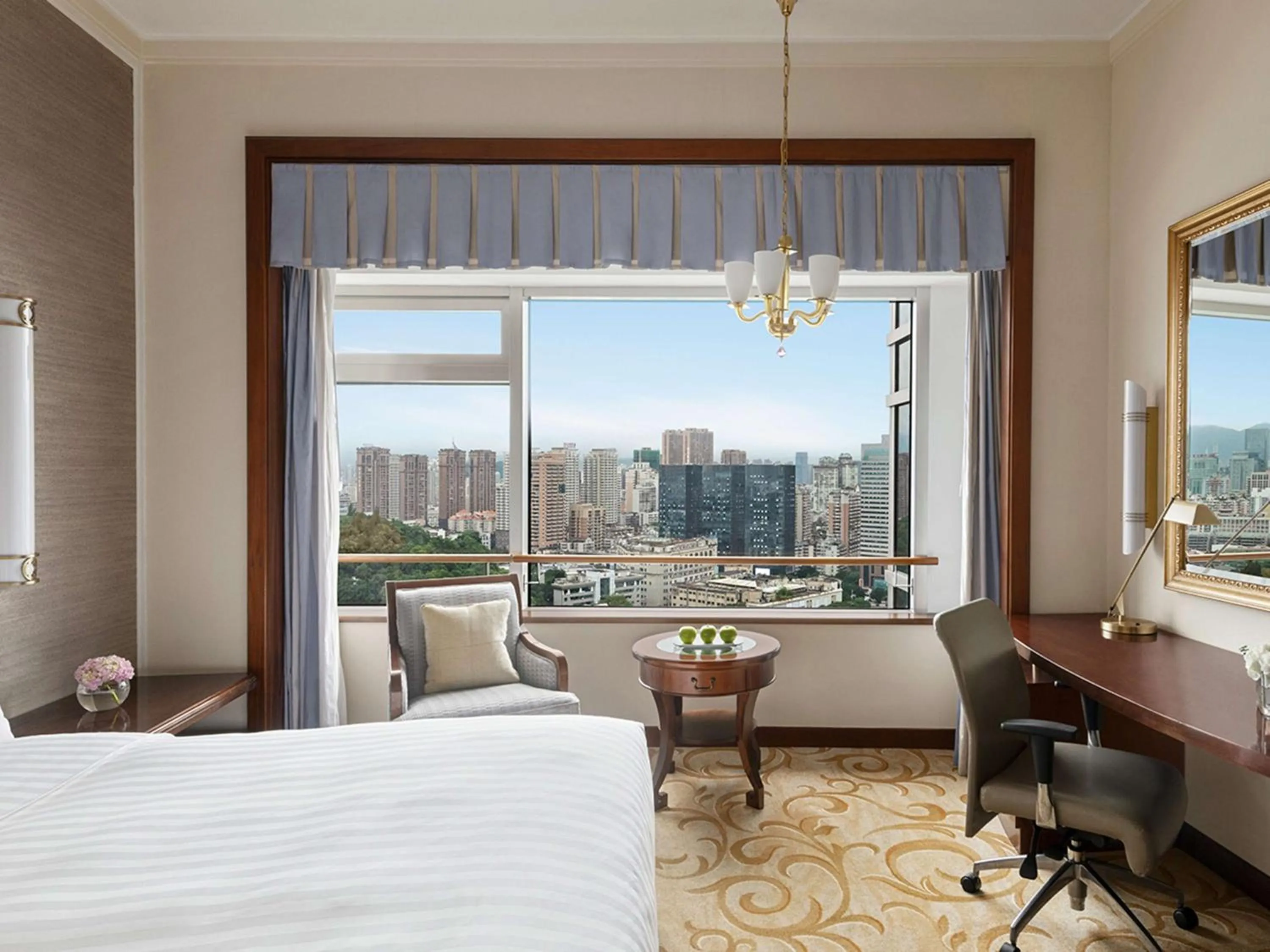 Photo of the whole room, Bed in Shangri-La Fuzhou