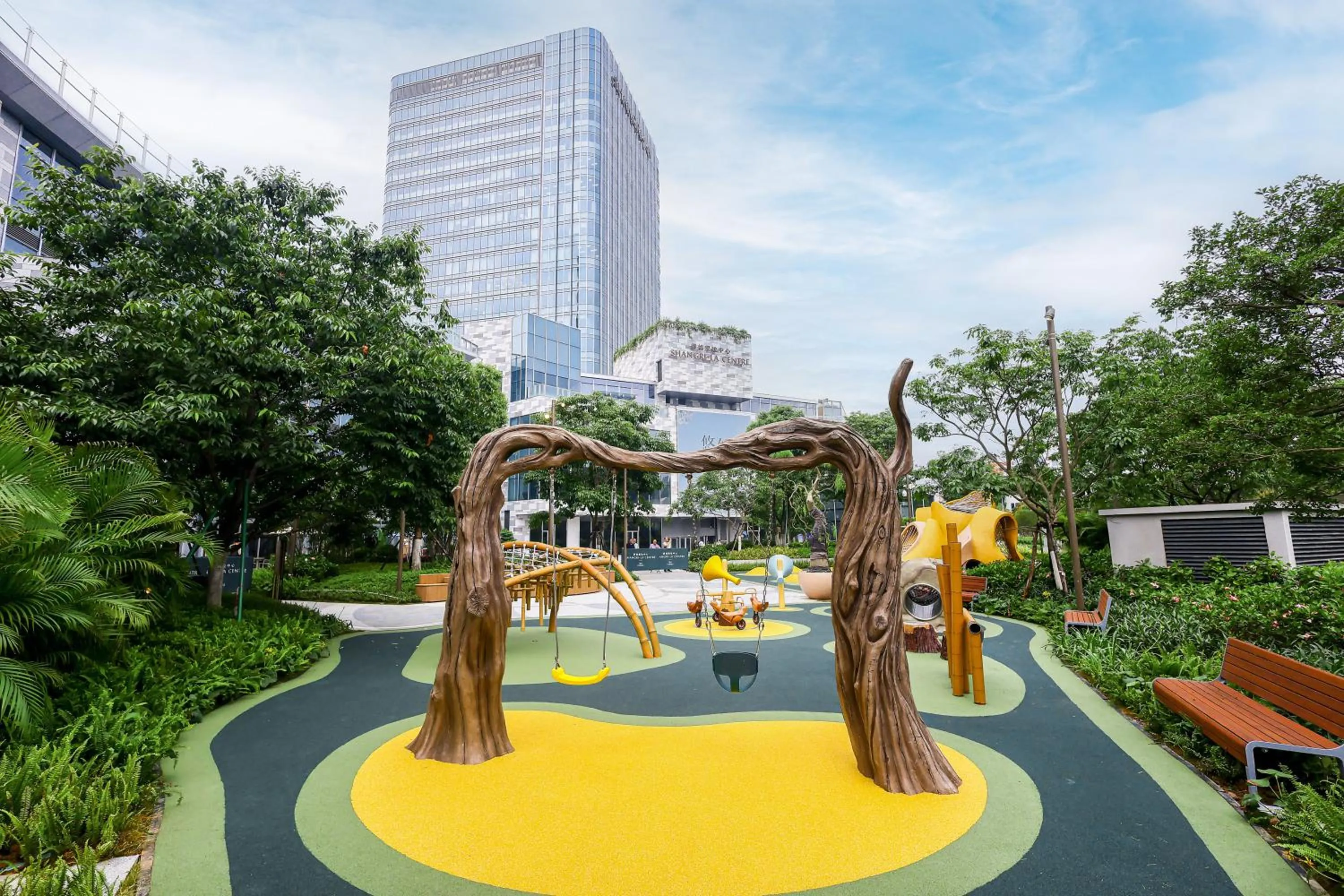 Children play ground in Shangri-La Fuzhou
