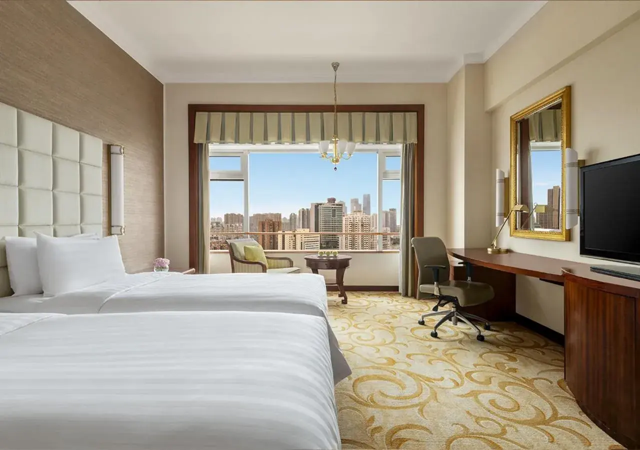 Deluxe Twin Room in Shangri-La Fuzhou Deluxe Twin Room in Shangri-La Fuzhou