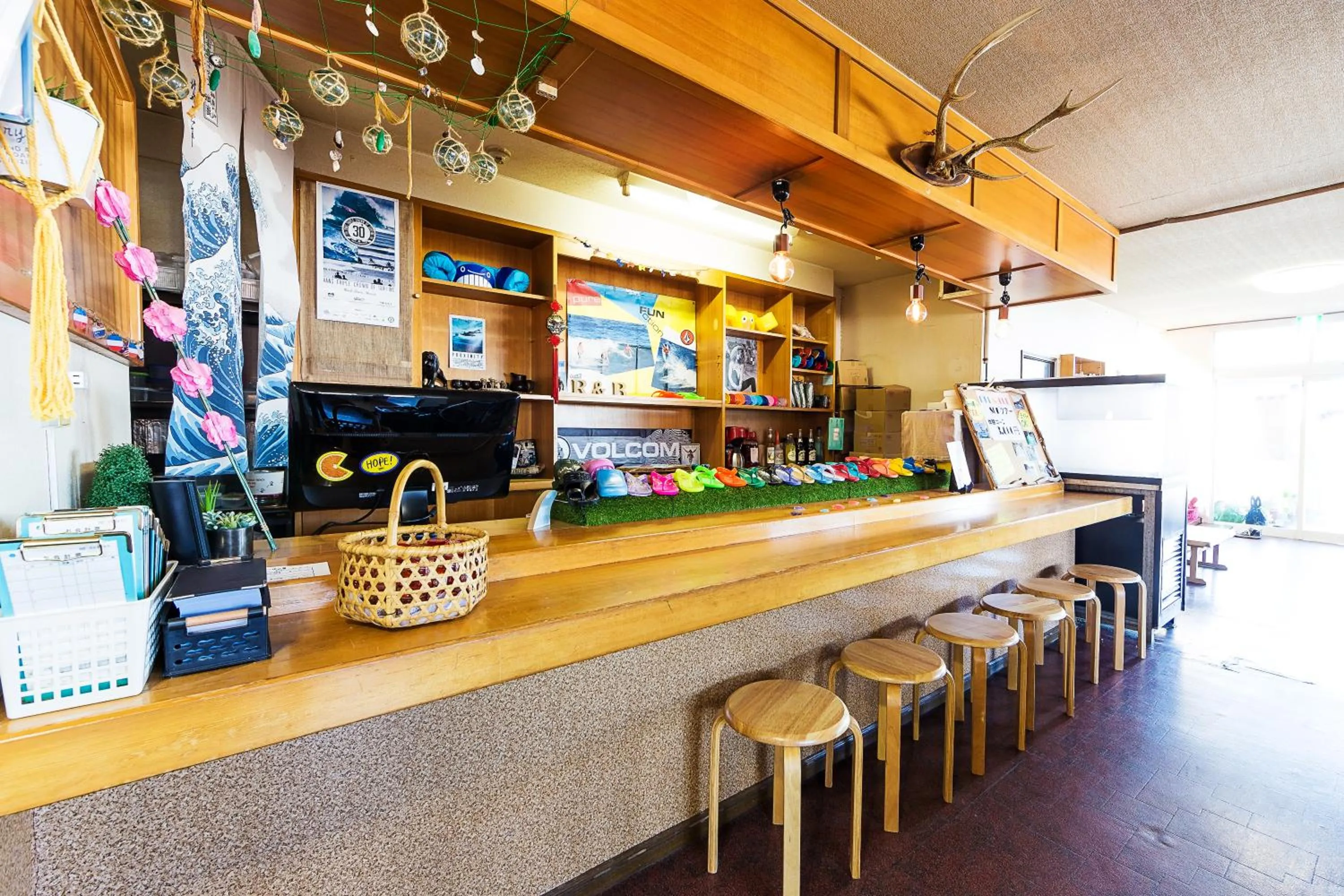 Lobby or reception in Minshuku Nihonkai