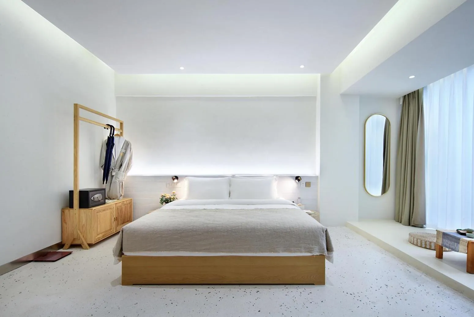 Bed in Sky Garden Inn