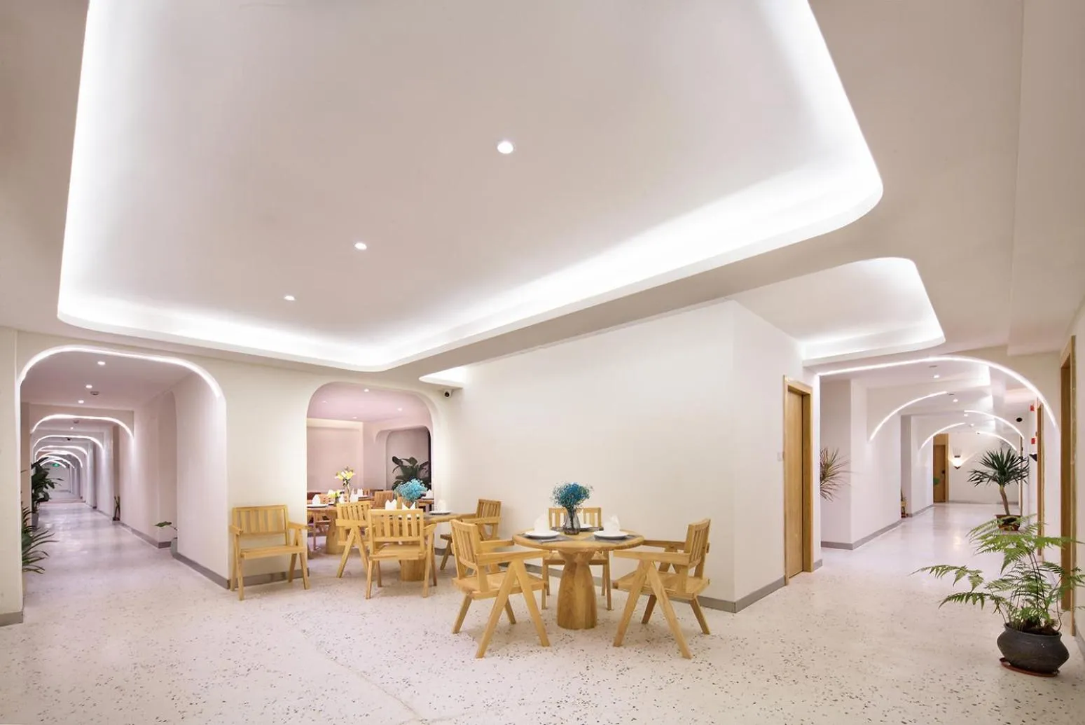 Living room in Sky Garden Inn