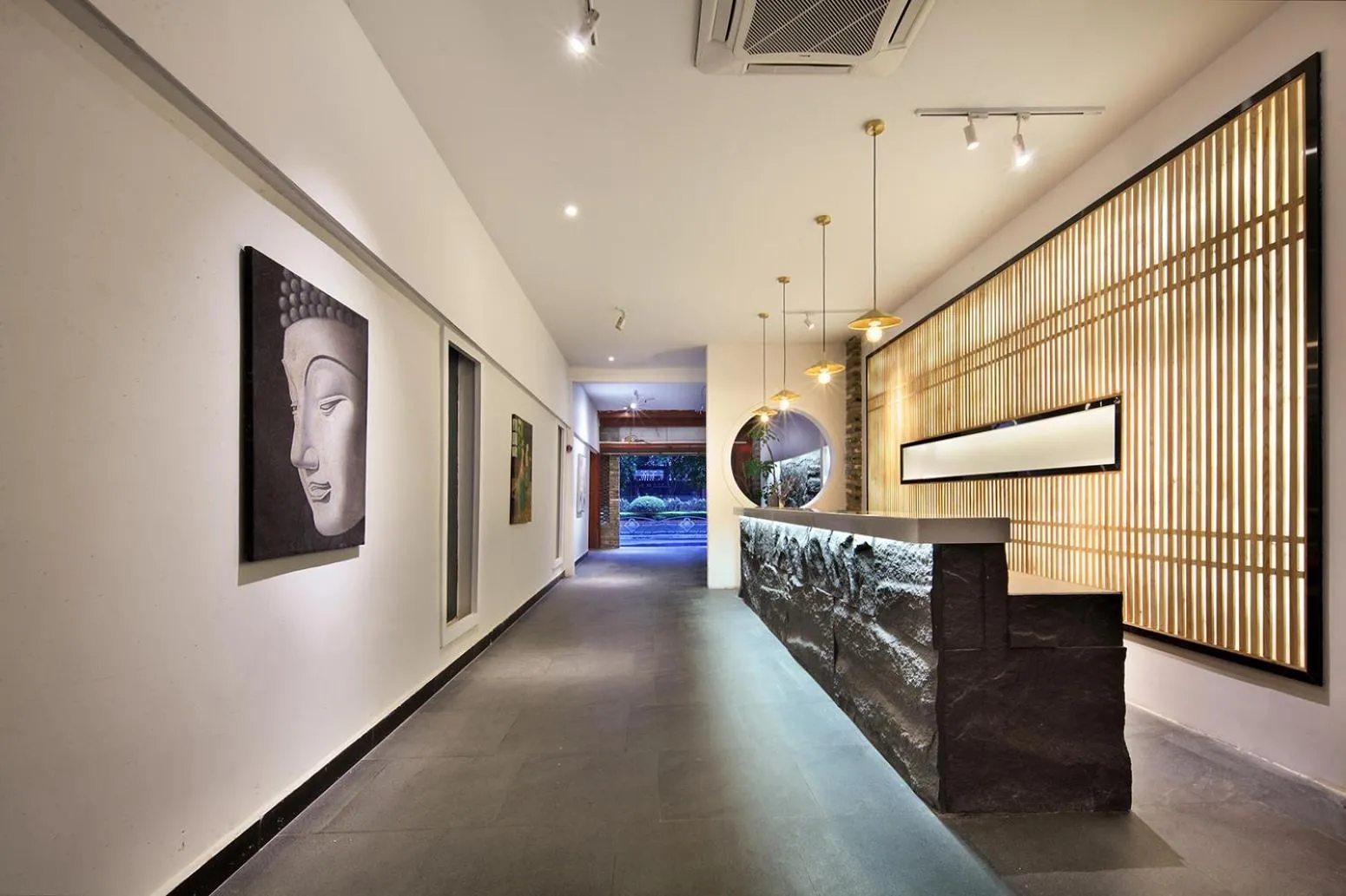 Living room in Sky Garden Inn