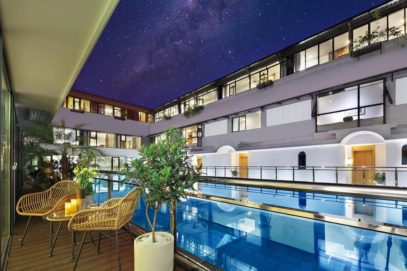 Property building in Sky Garden Inn