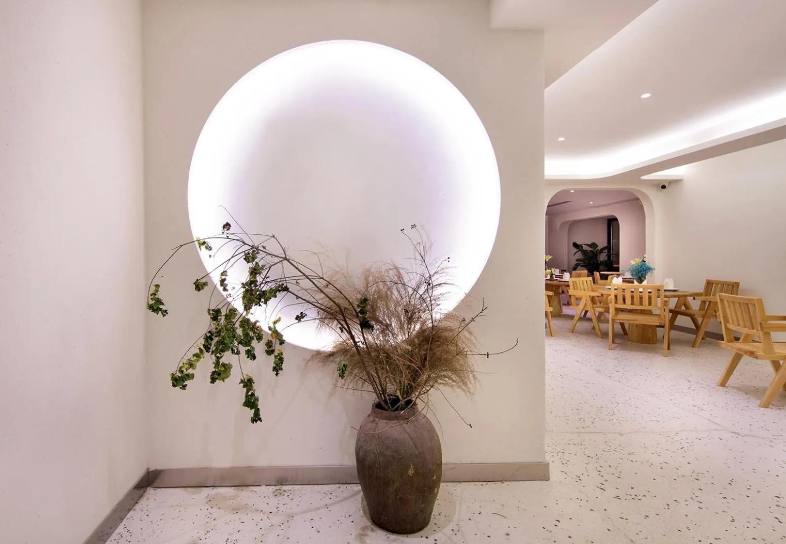 Seating area in Sky Garden Inn
