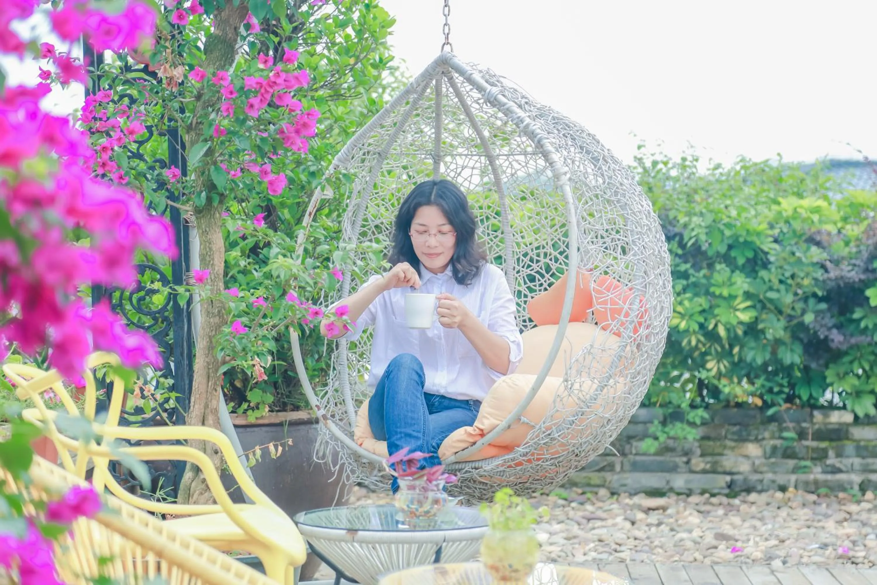 People in Sky Garden Inn