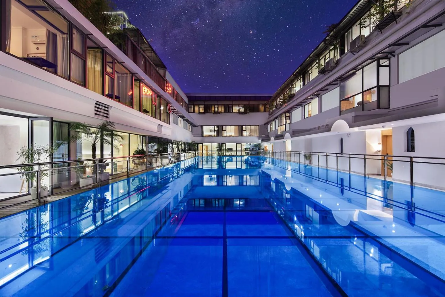 Night in Sky Garden Inn