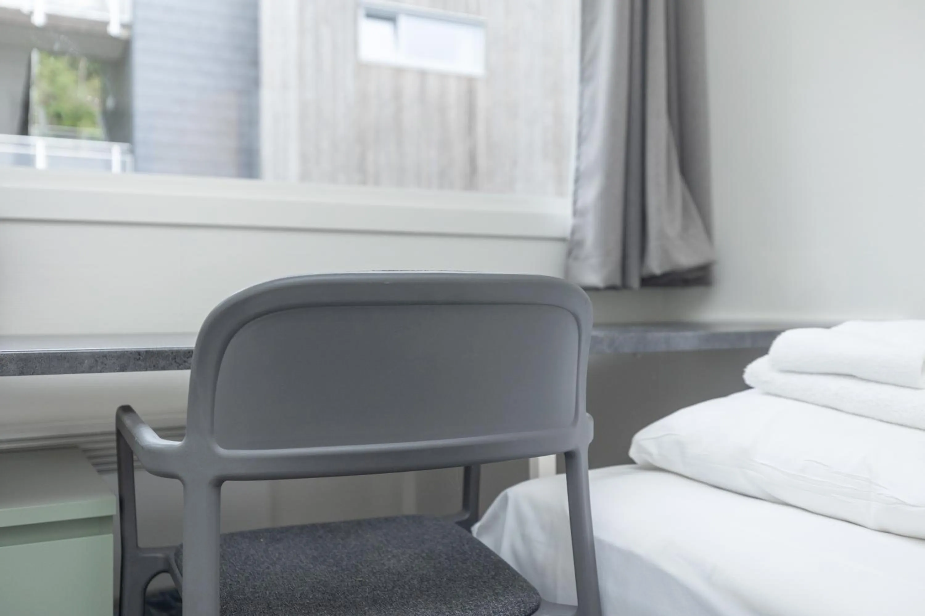 Bed in Ansgar Summerhotel