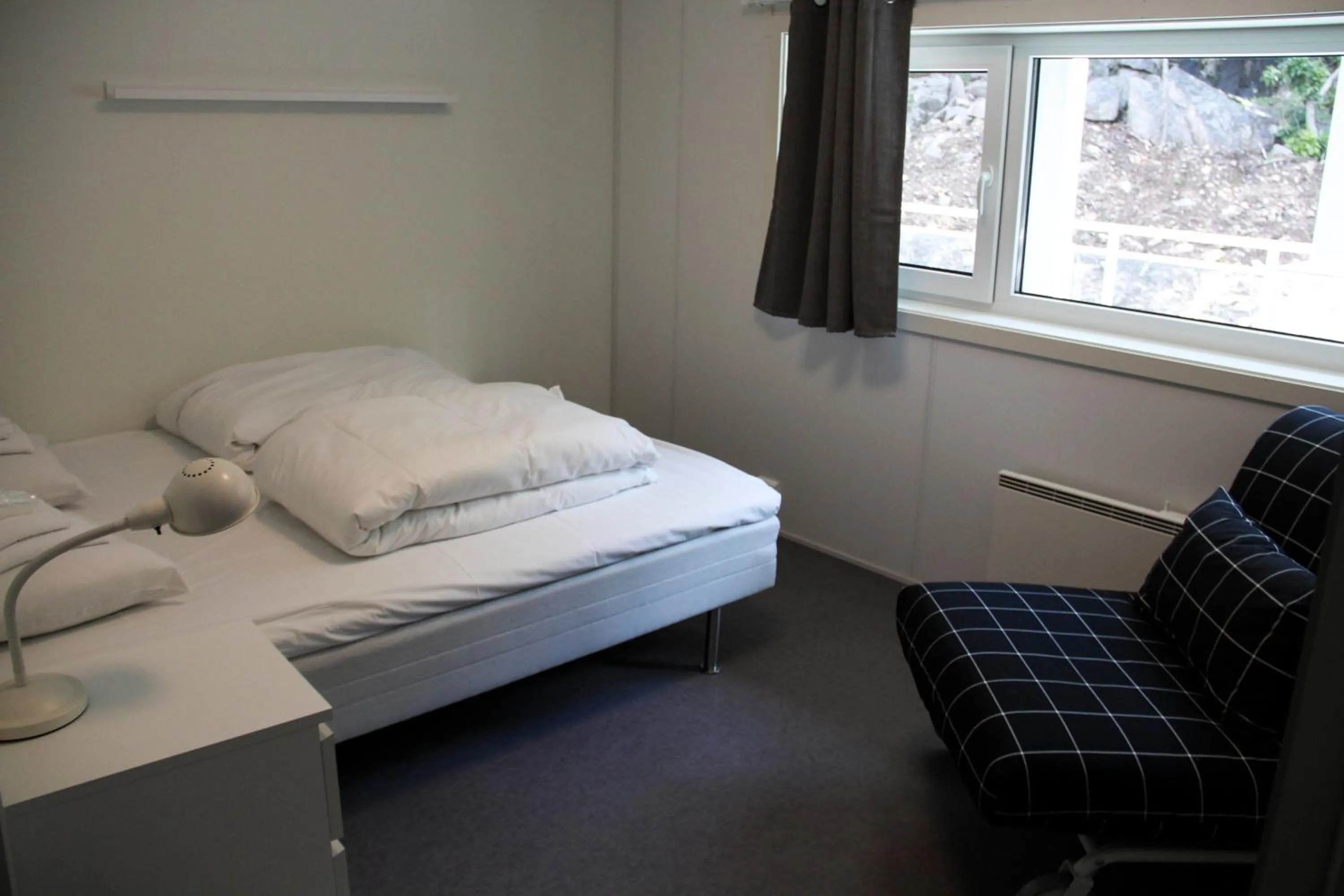 Bed in Ansgar Summerhotel