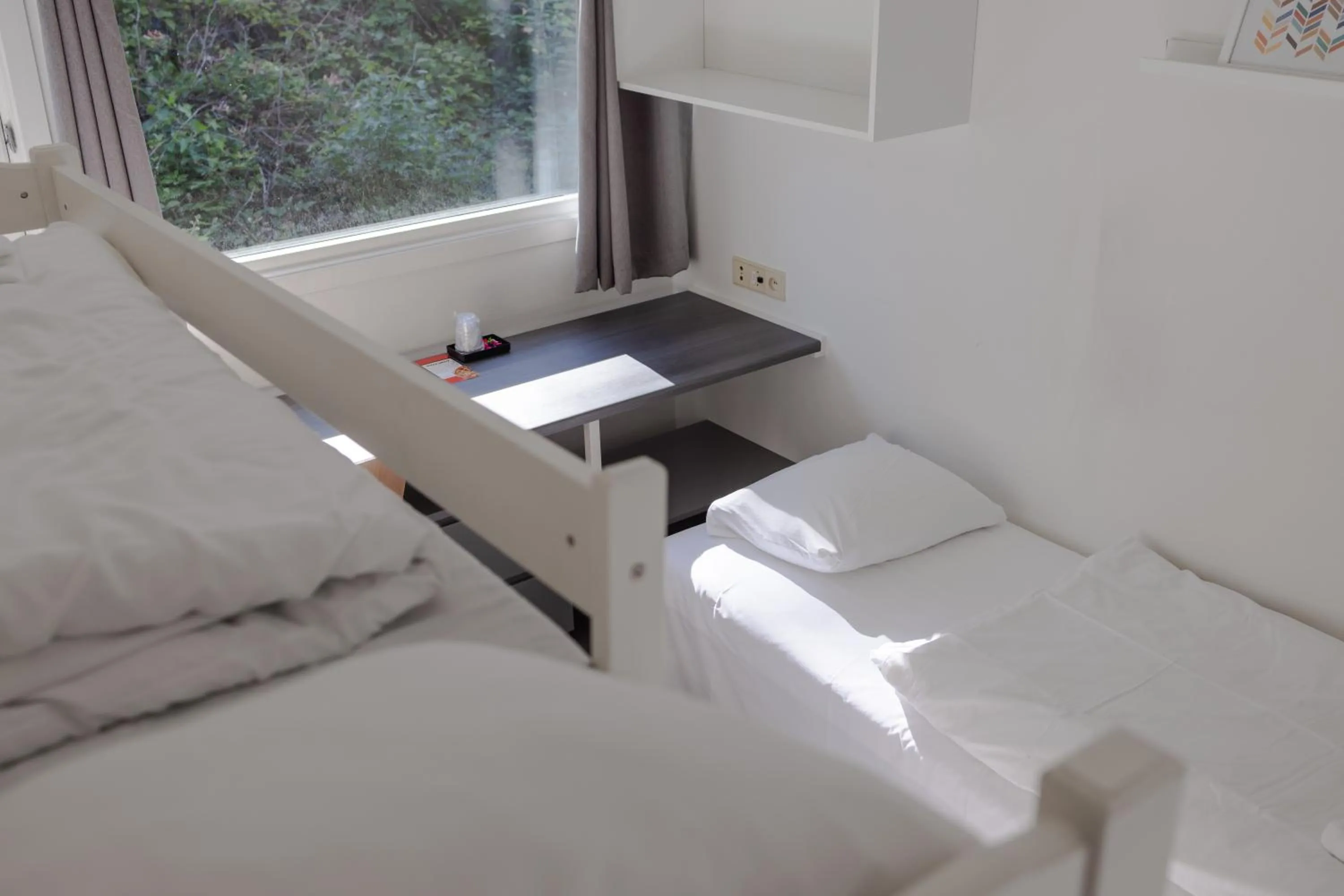 Bed in Ansgar Summerhotel