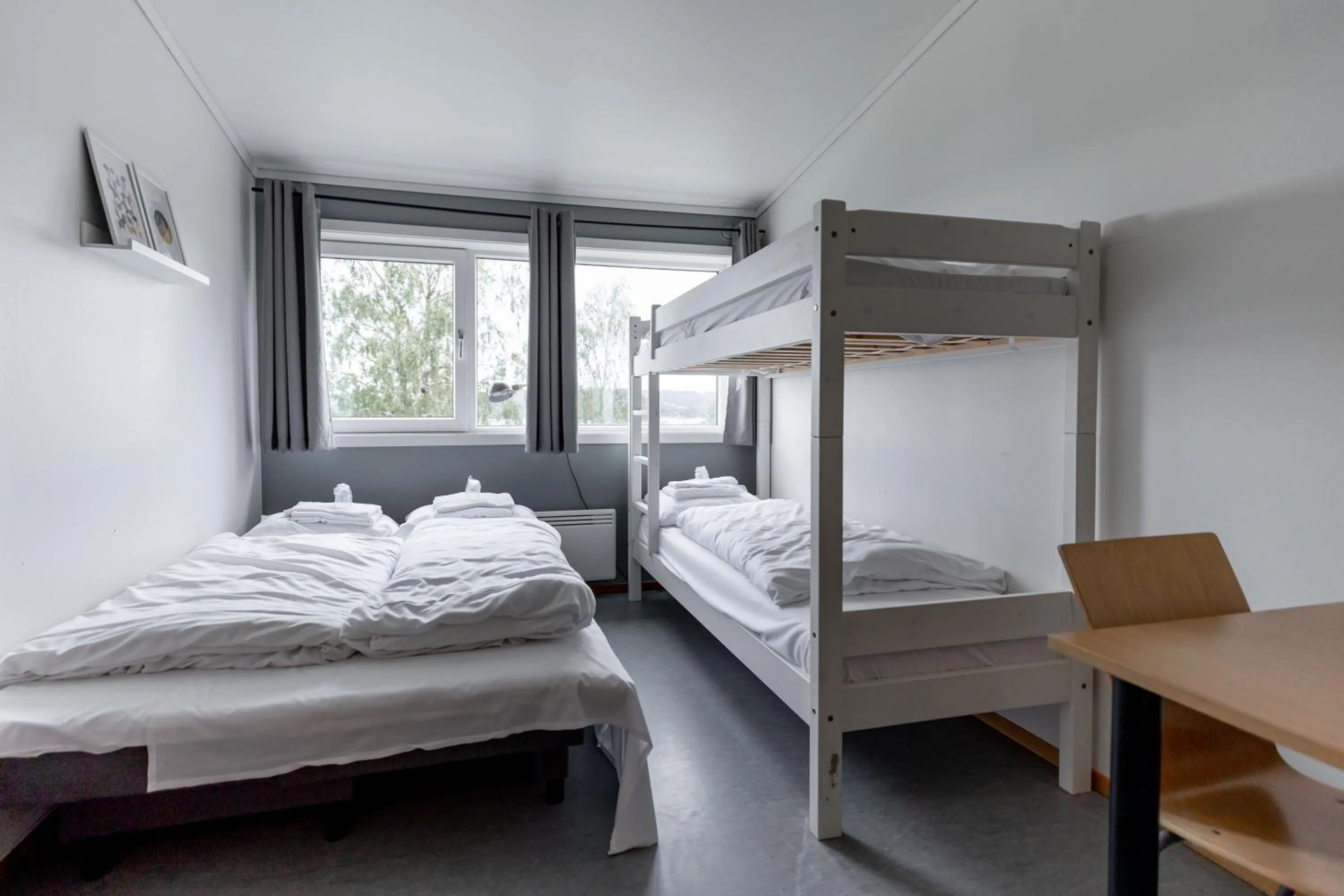 Bed in Ansgar Summerhotel