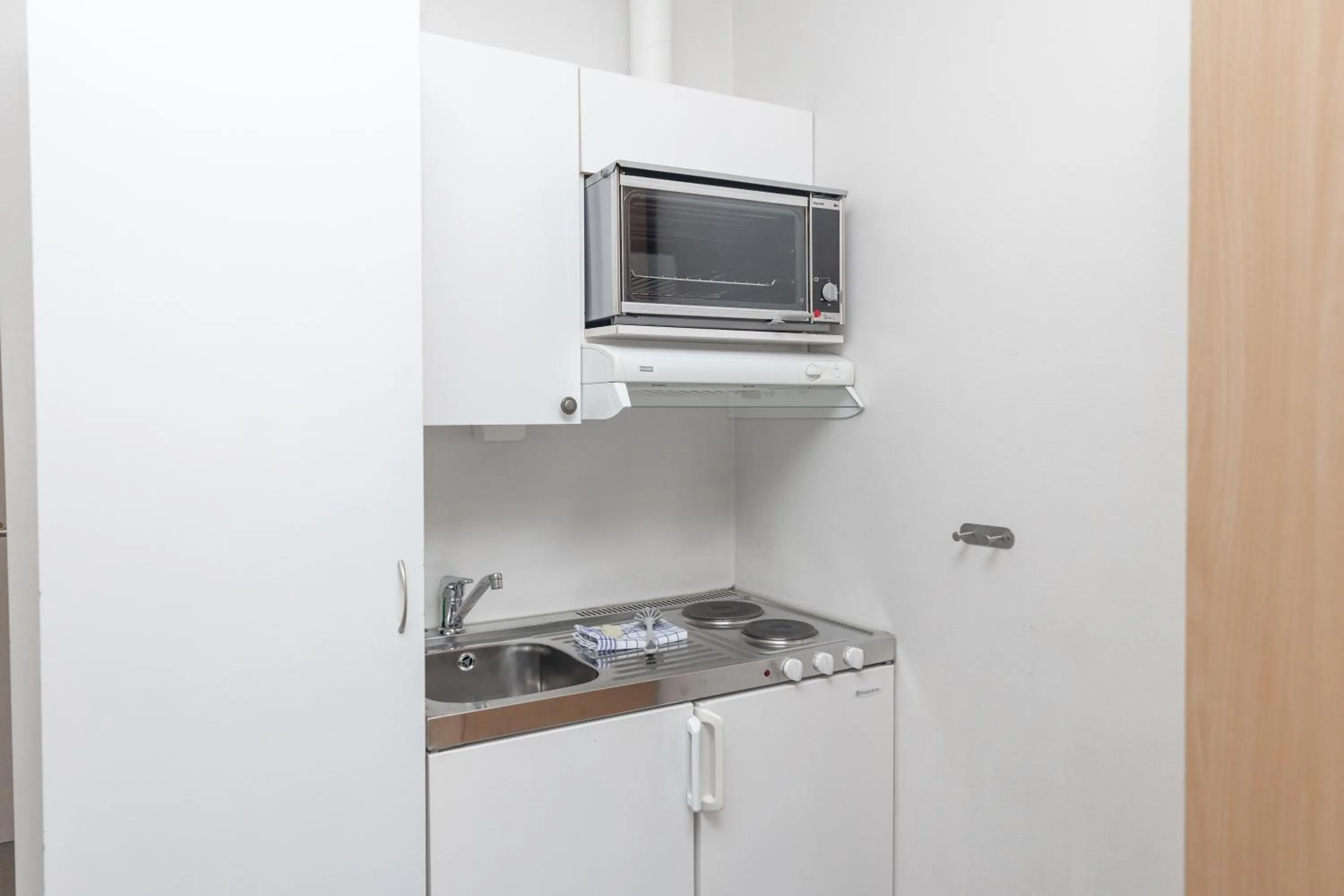 Kitchen or kitchenette in Ansgar Summerhotel