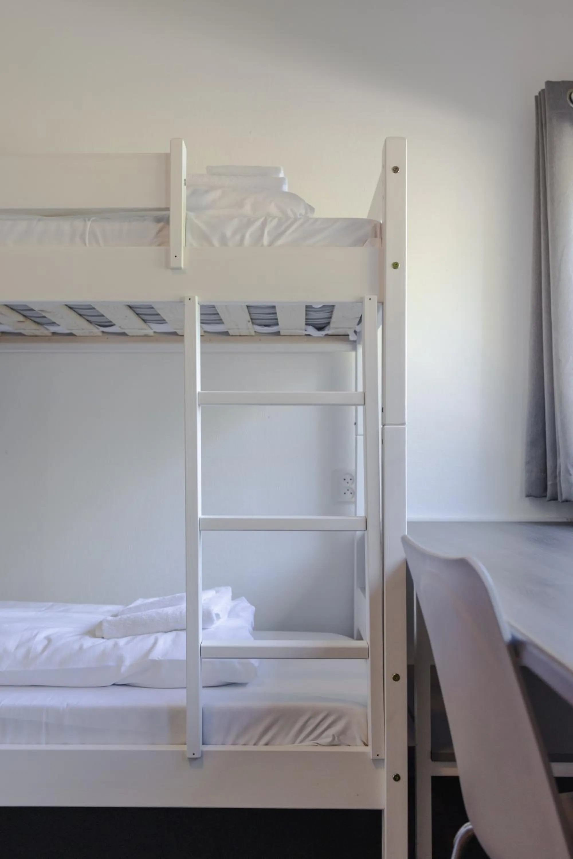 Bed in Ansgar Summerhotel