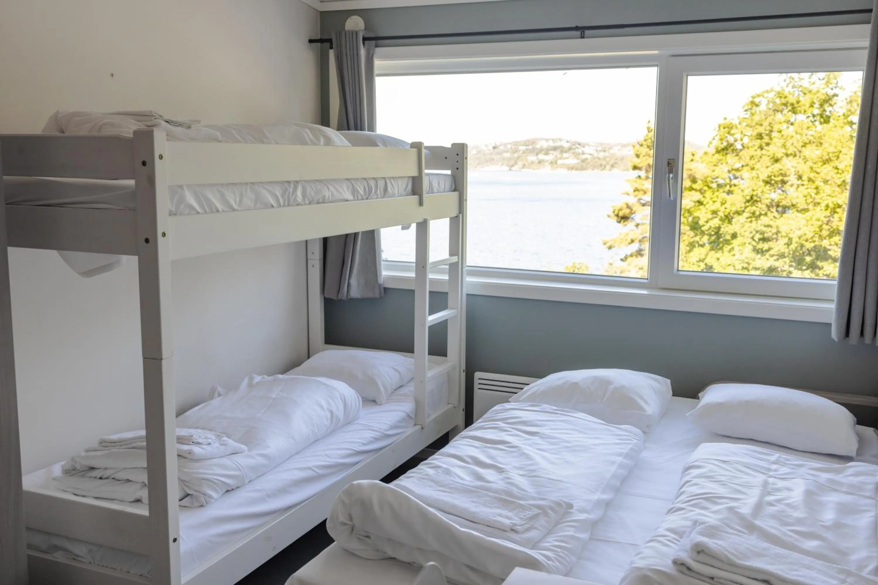 Bed in Ansgar Summerhotel