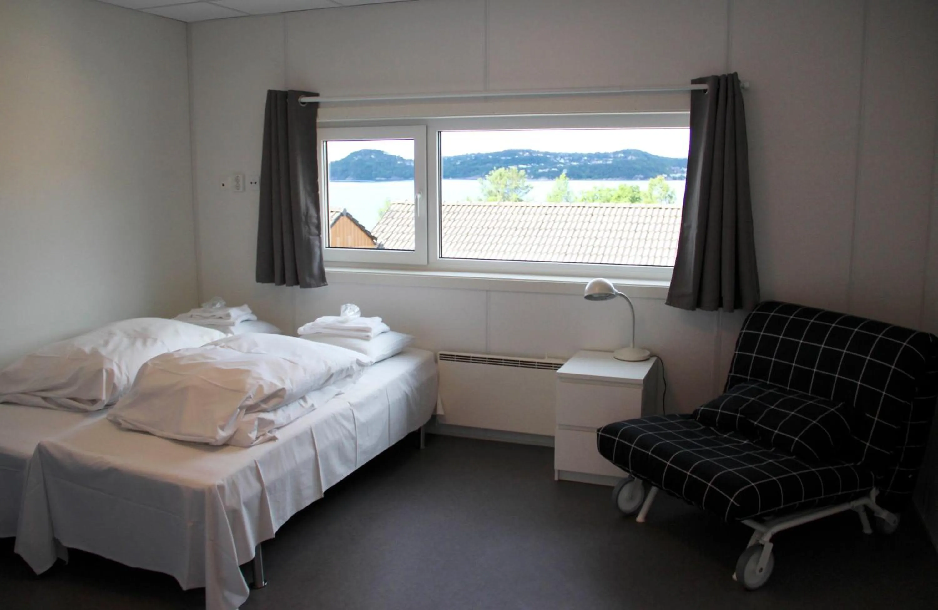 Bed in Ansgar Summerhotel