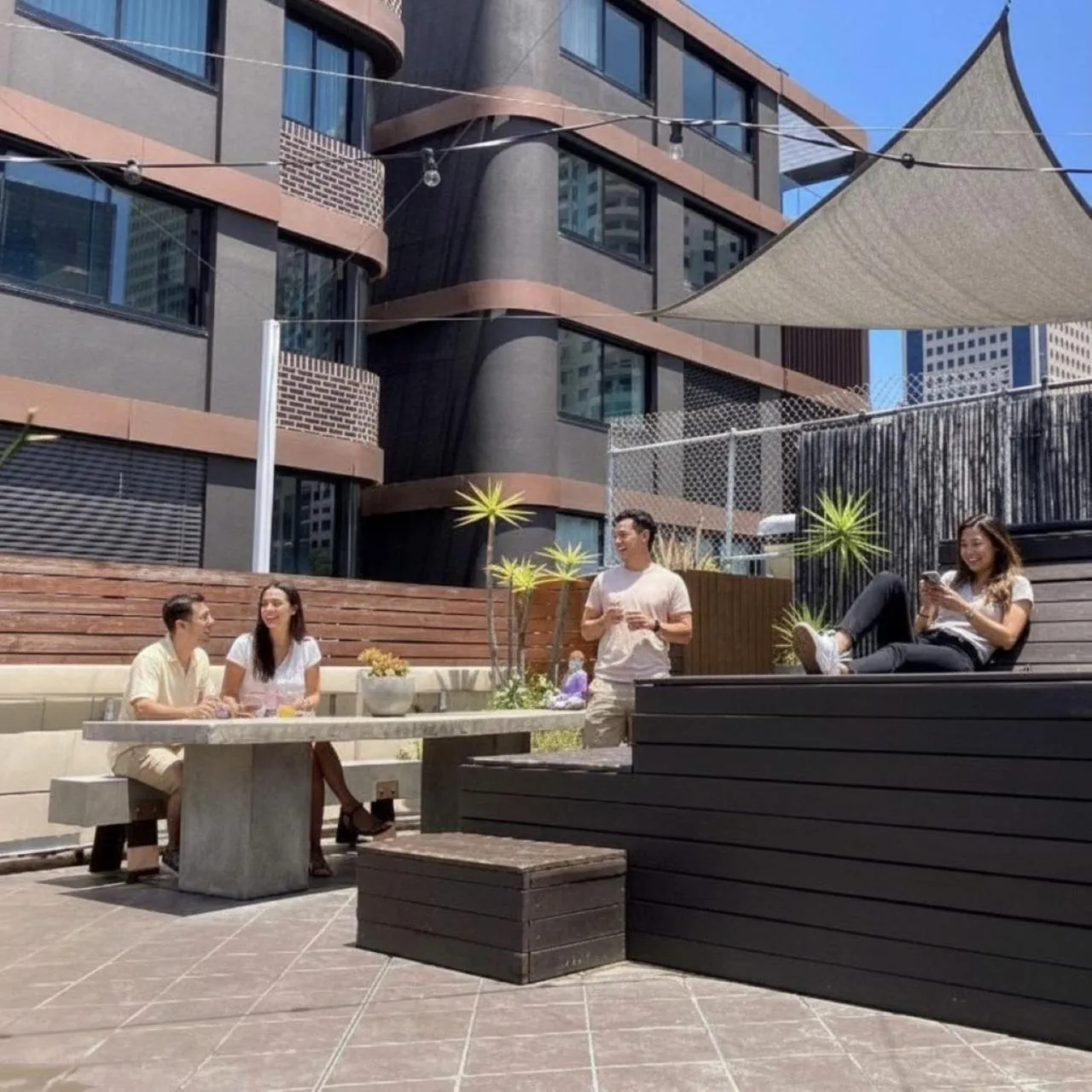 Balcony/Terrace in Big Backpackers Hostel