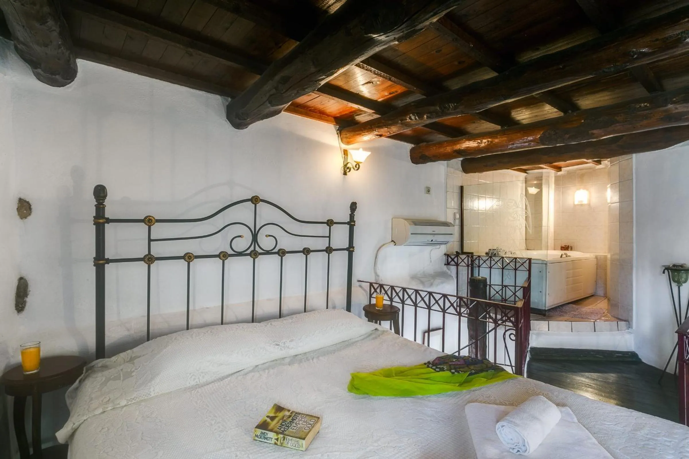 Bed in Ifigenia Rooms