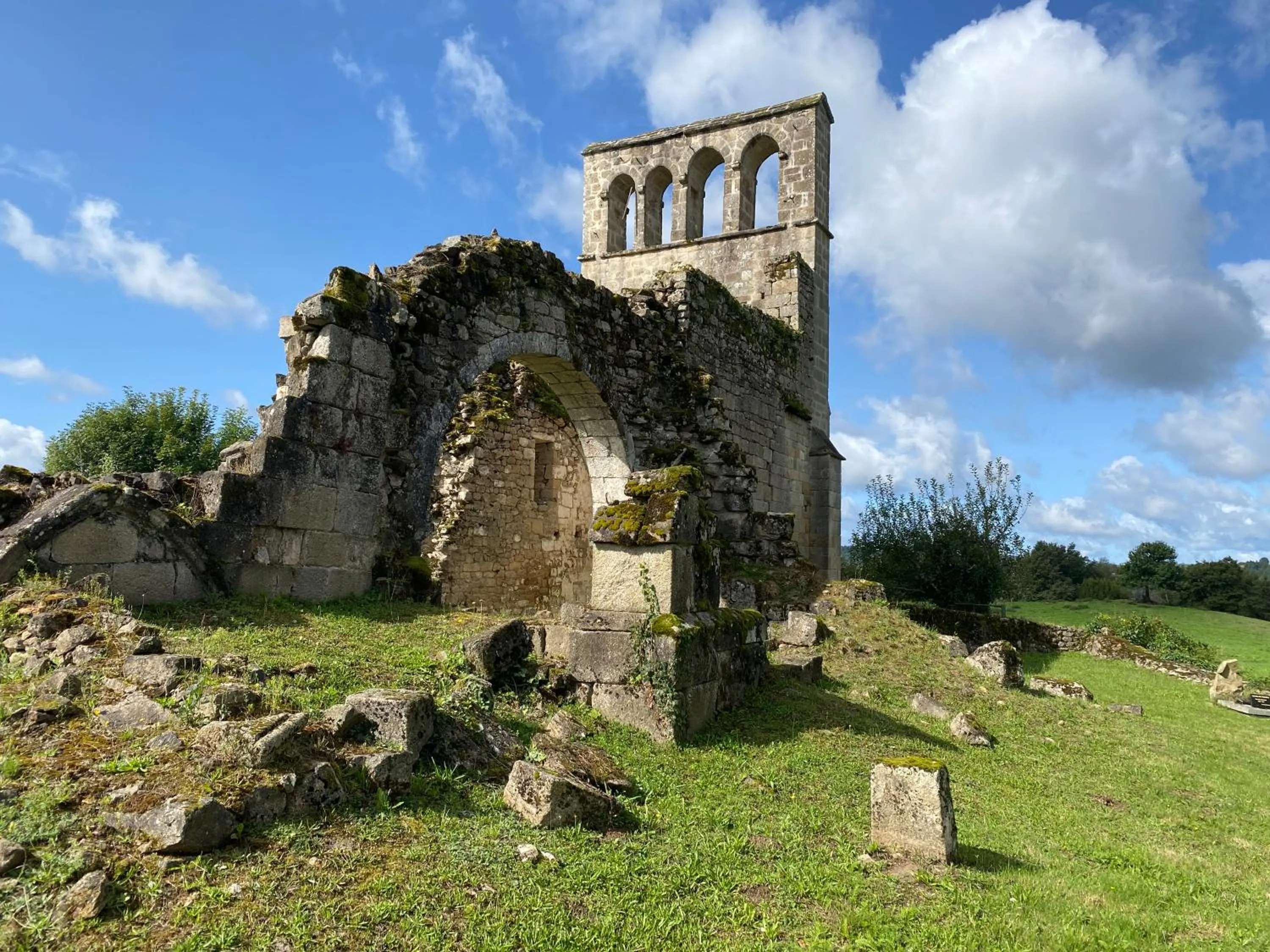 Natural landscape in B&B Chateau le Bois