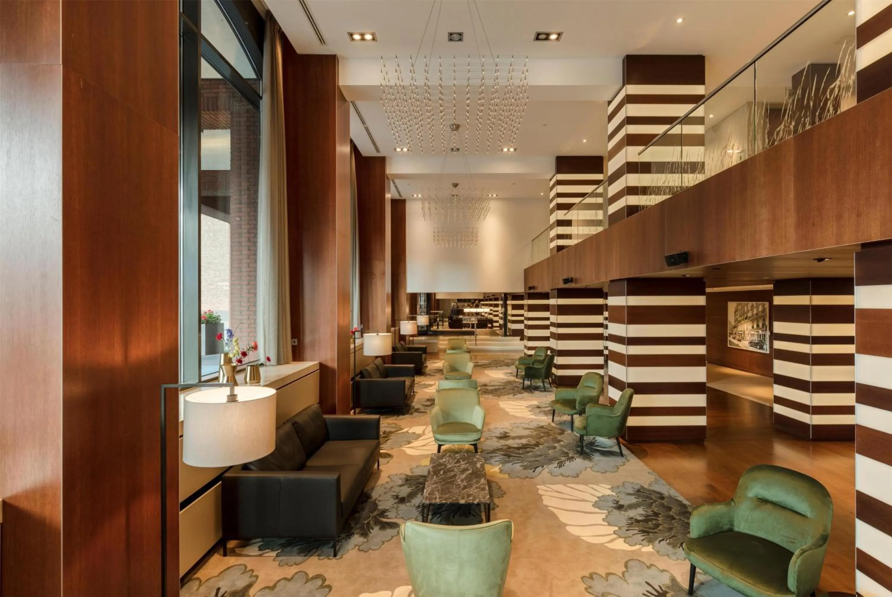 Lobby or reception in Hilton The Hague