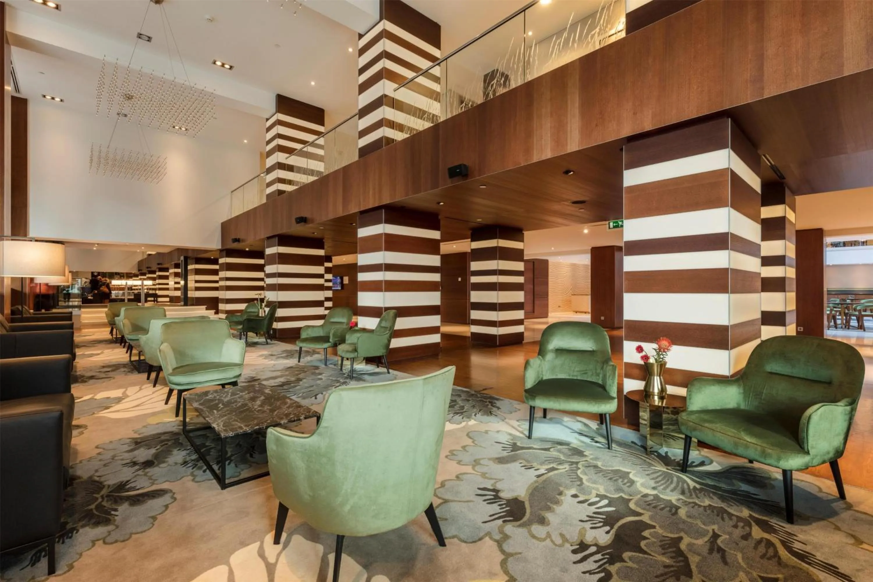 Lobby or reception in Hilton The Hague