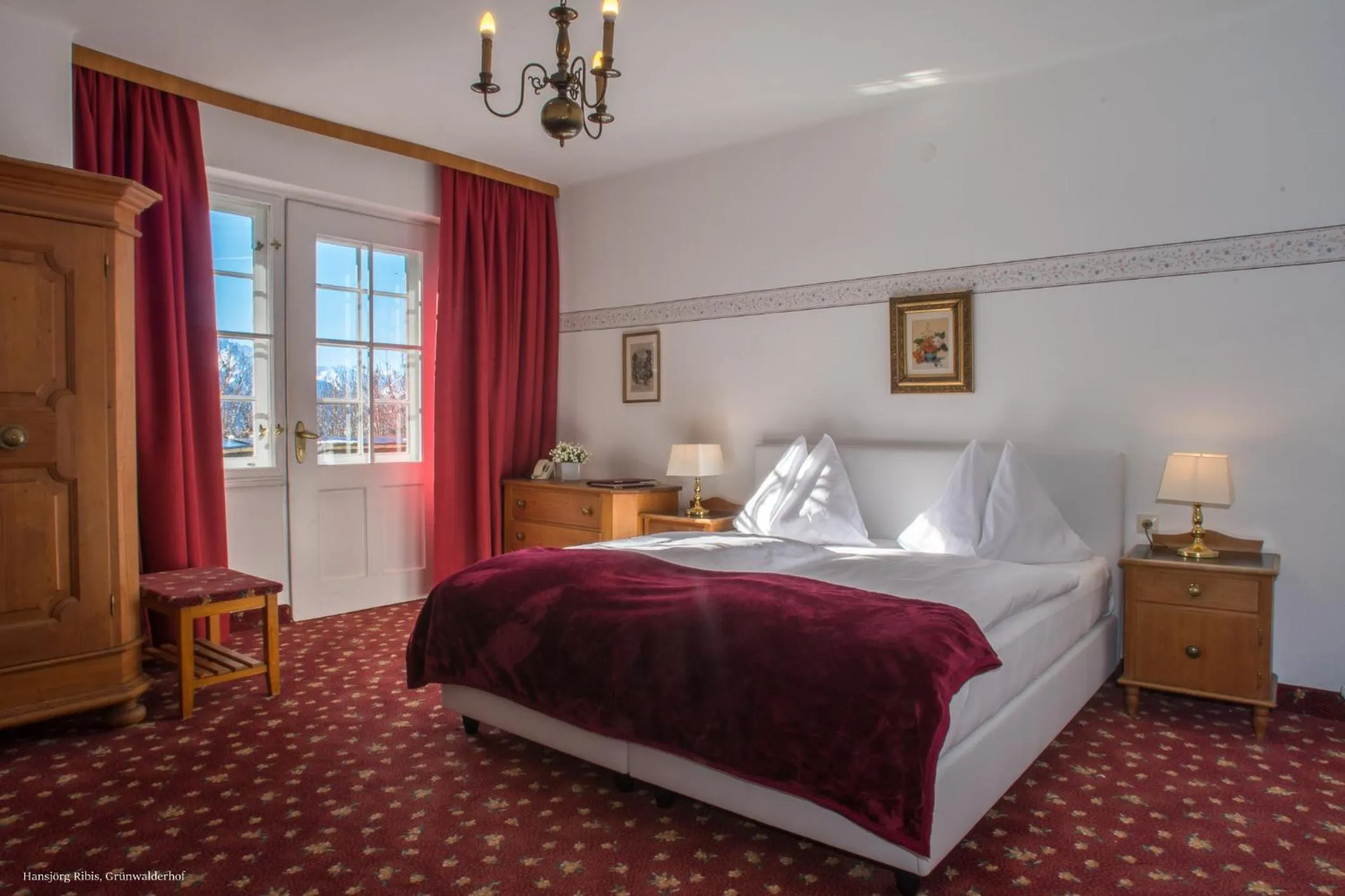 Photo of the whole room, Bed in Hotel Restaurant Grünwalderhof