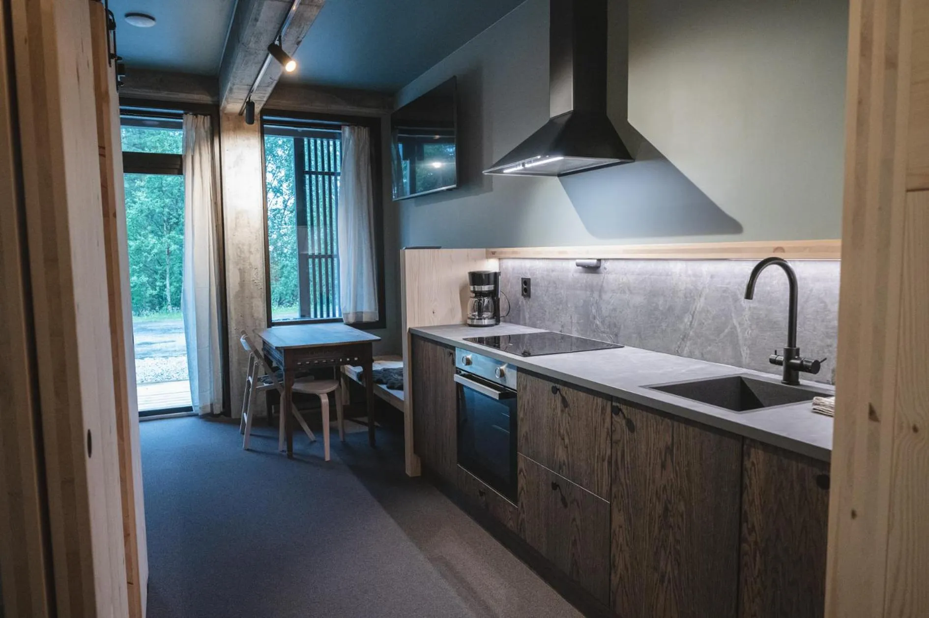 Kitchen or kitchenette in Trolltun Hotel & Hytter