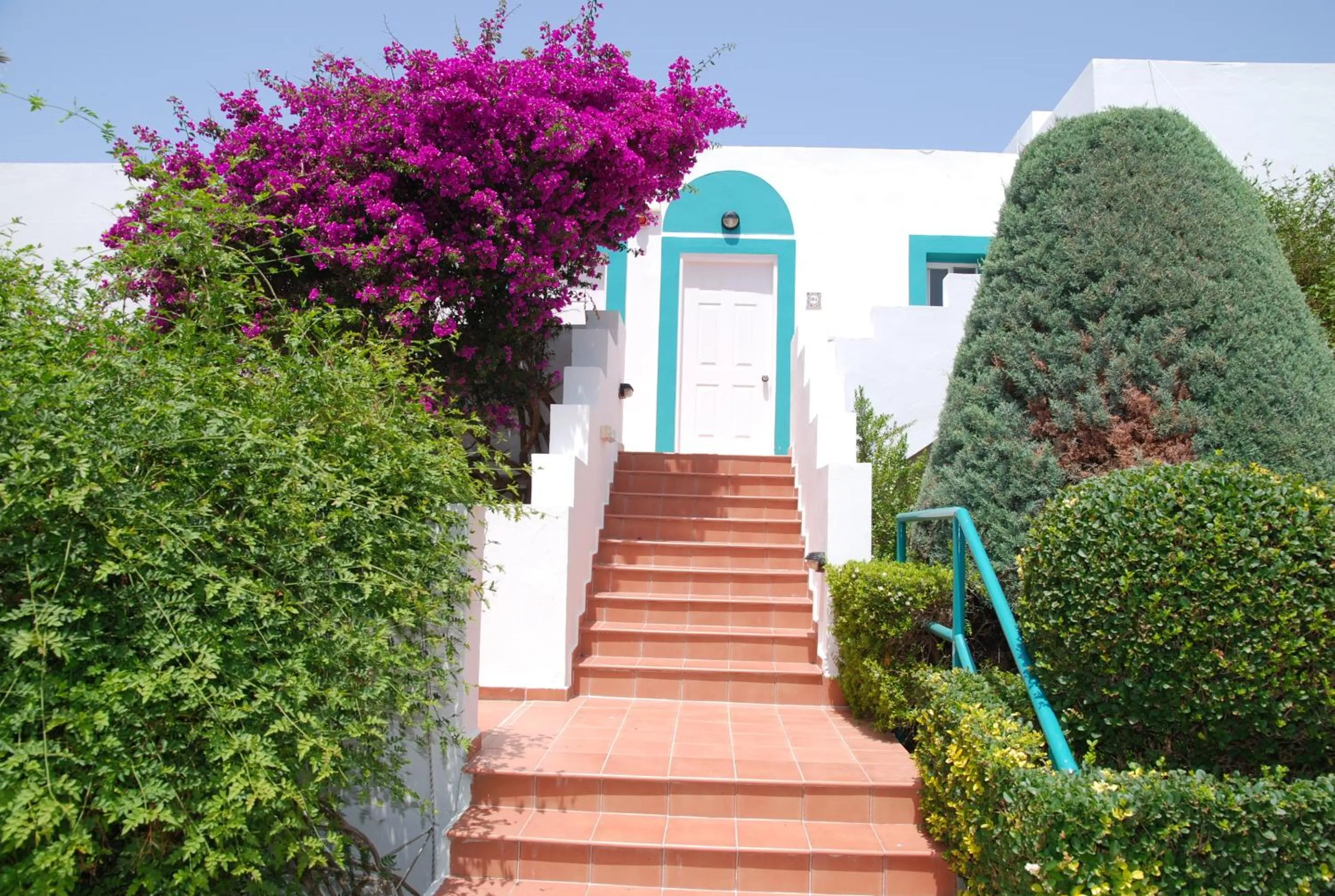 Facade/entrance in Mastichari Bay Hotel