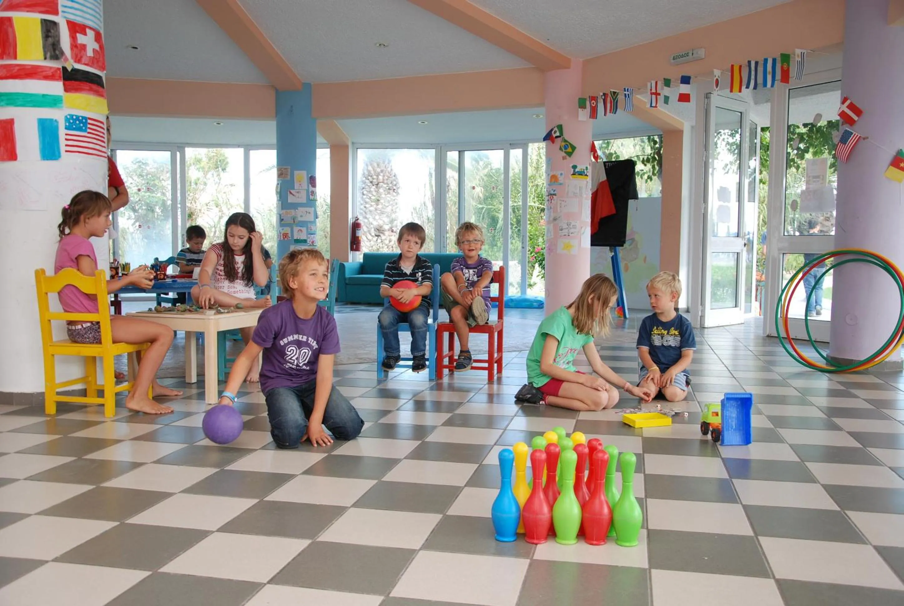 People in Mastichari Bay Hotel