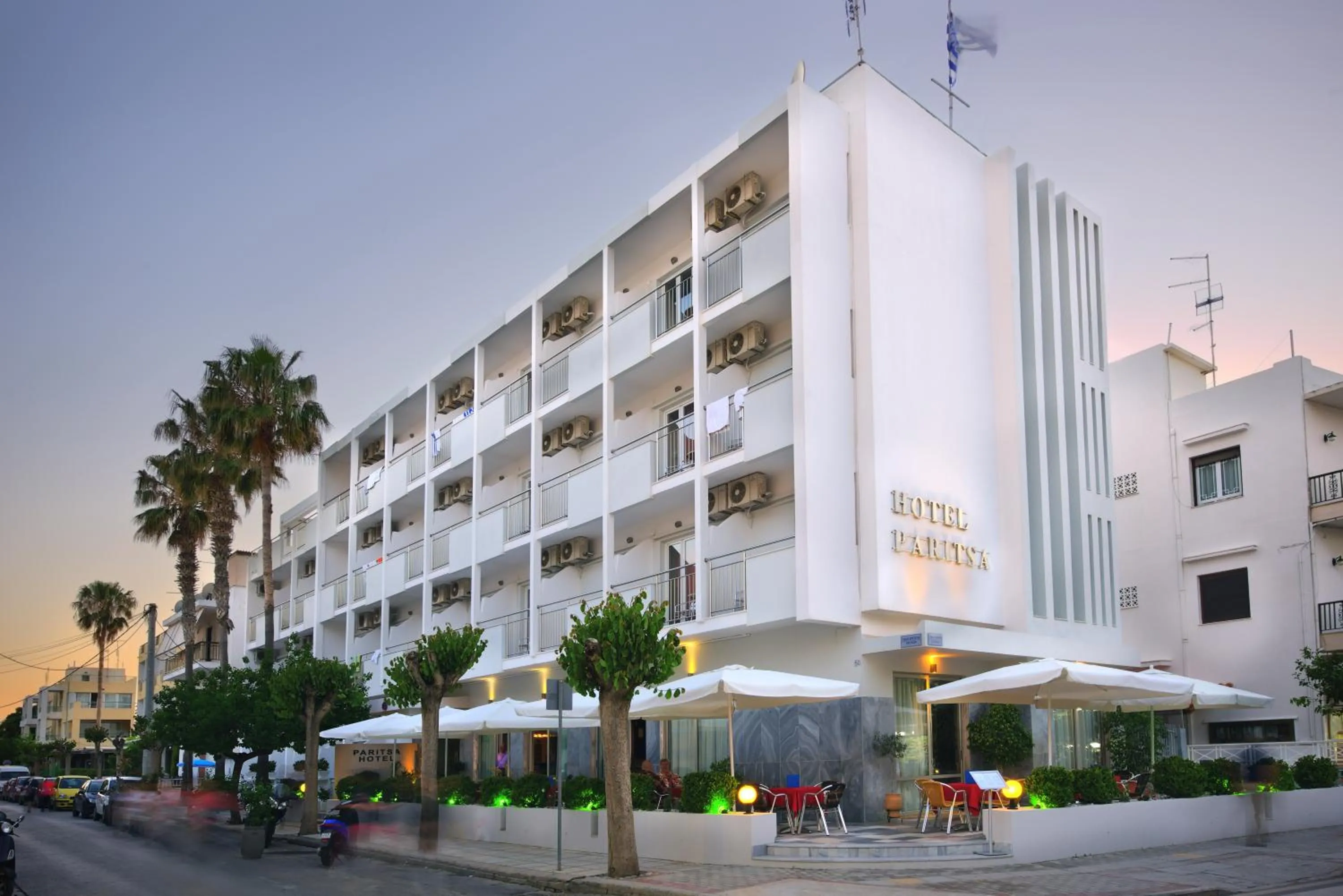Location in Paritsa Hotel