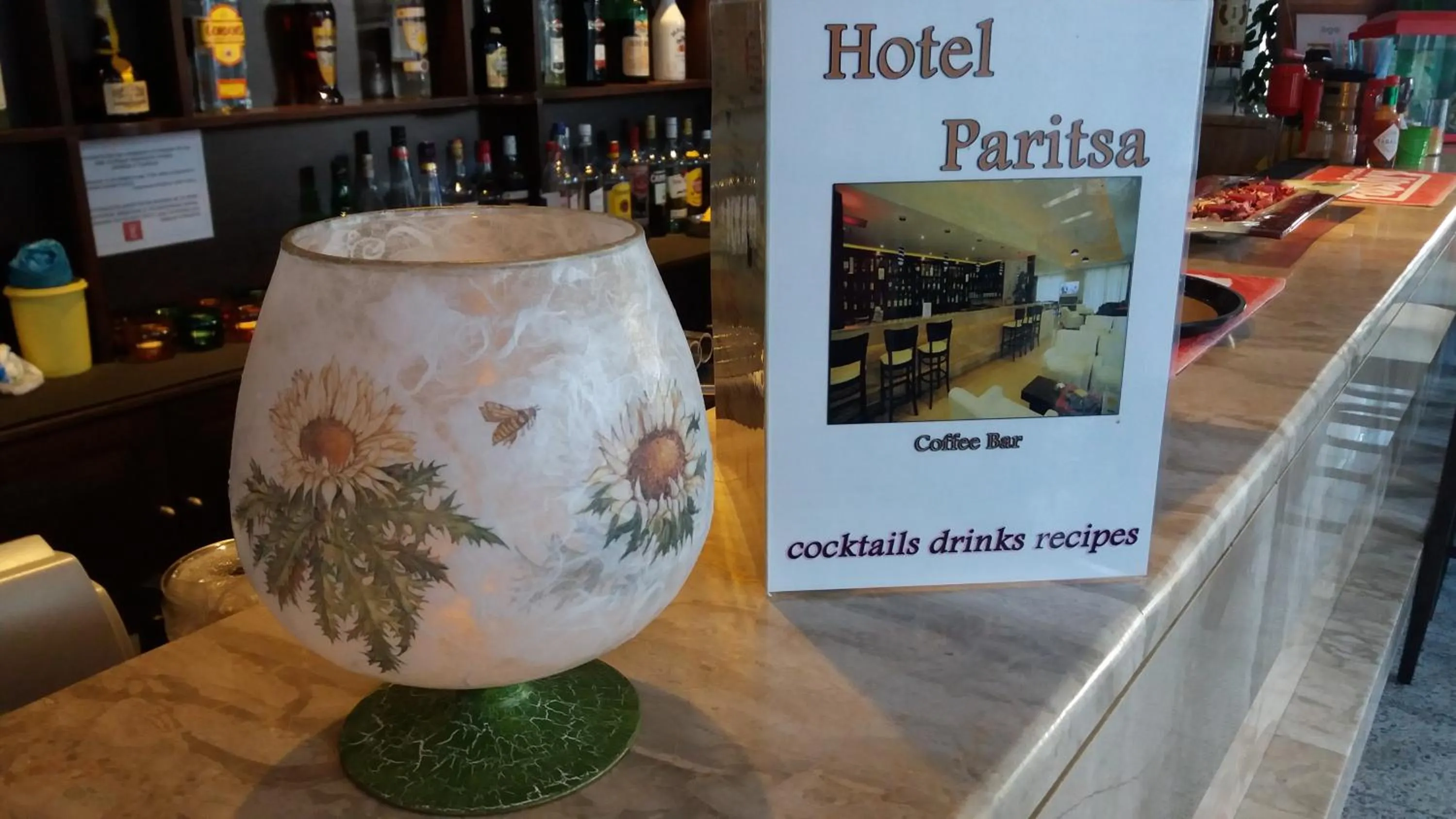 Alcoholic drinks in Paritsa Hotel