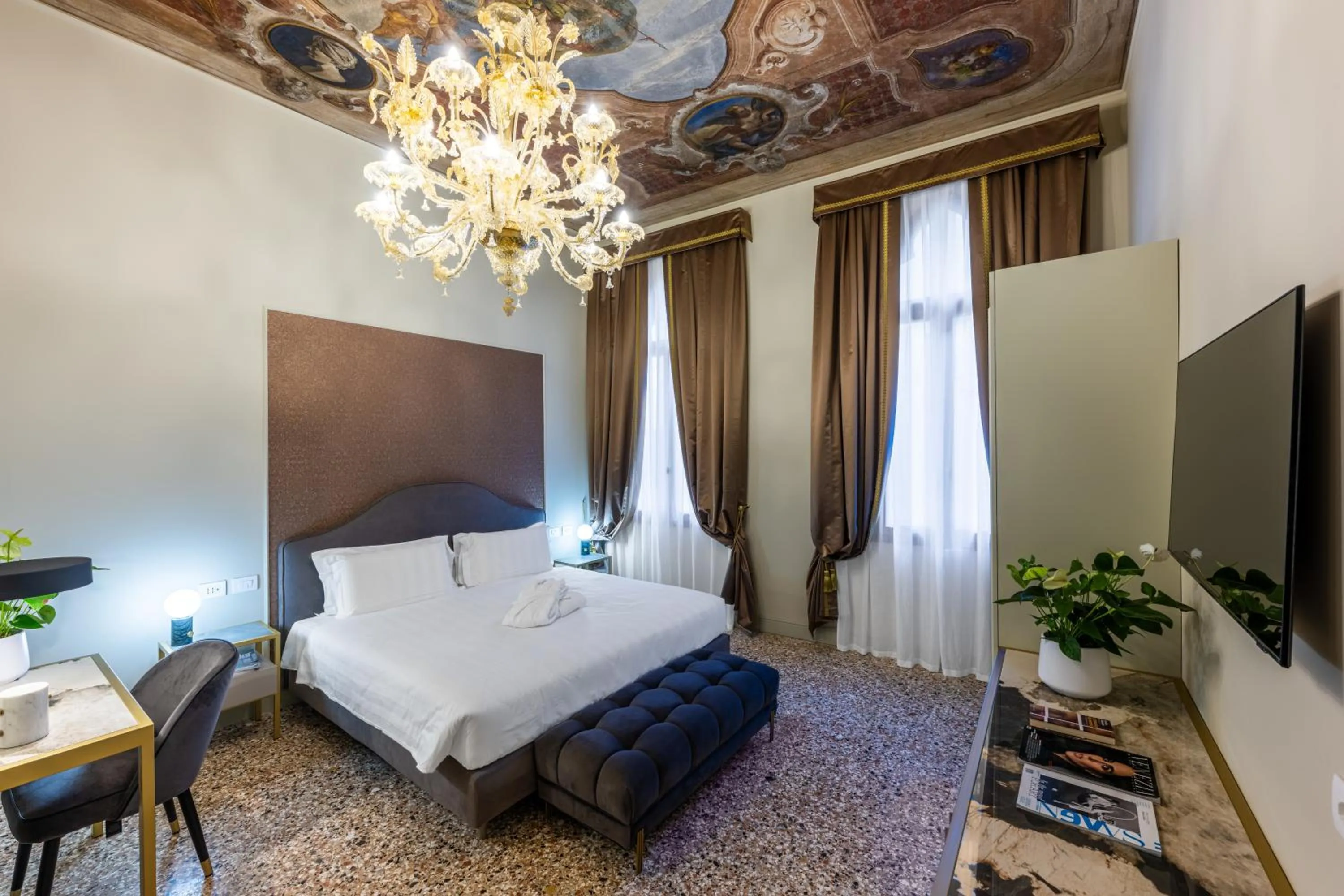 Bed in Hotel Palazzina Sardi