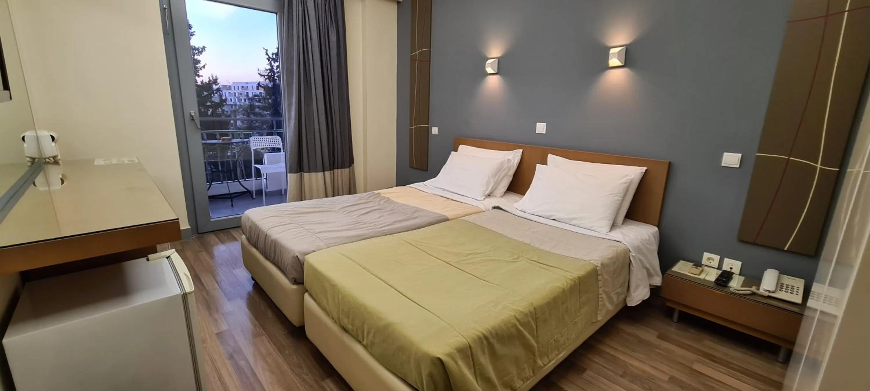 Bed in Ariston Hotel