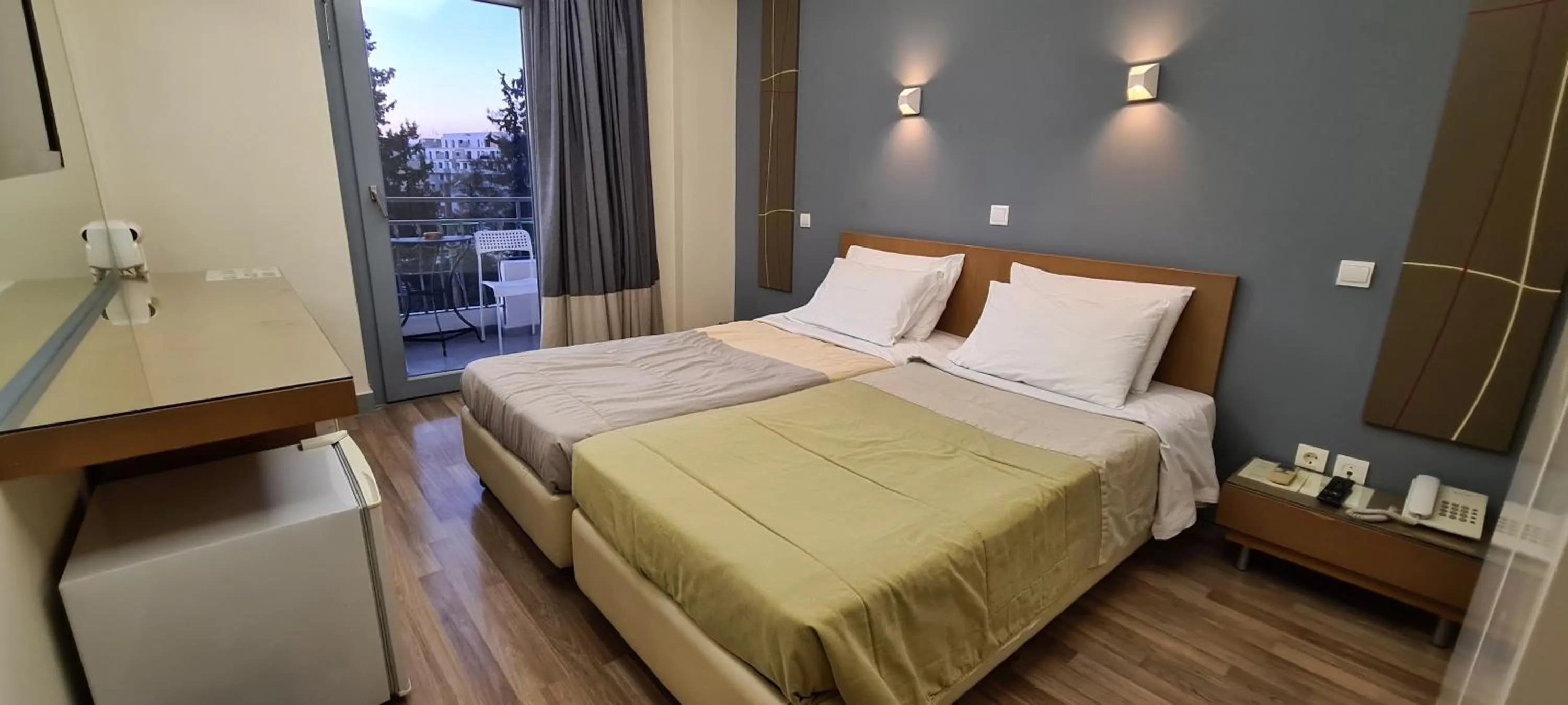 Bed in Ariston Hotel