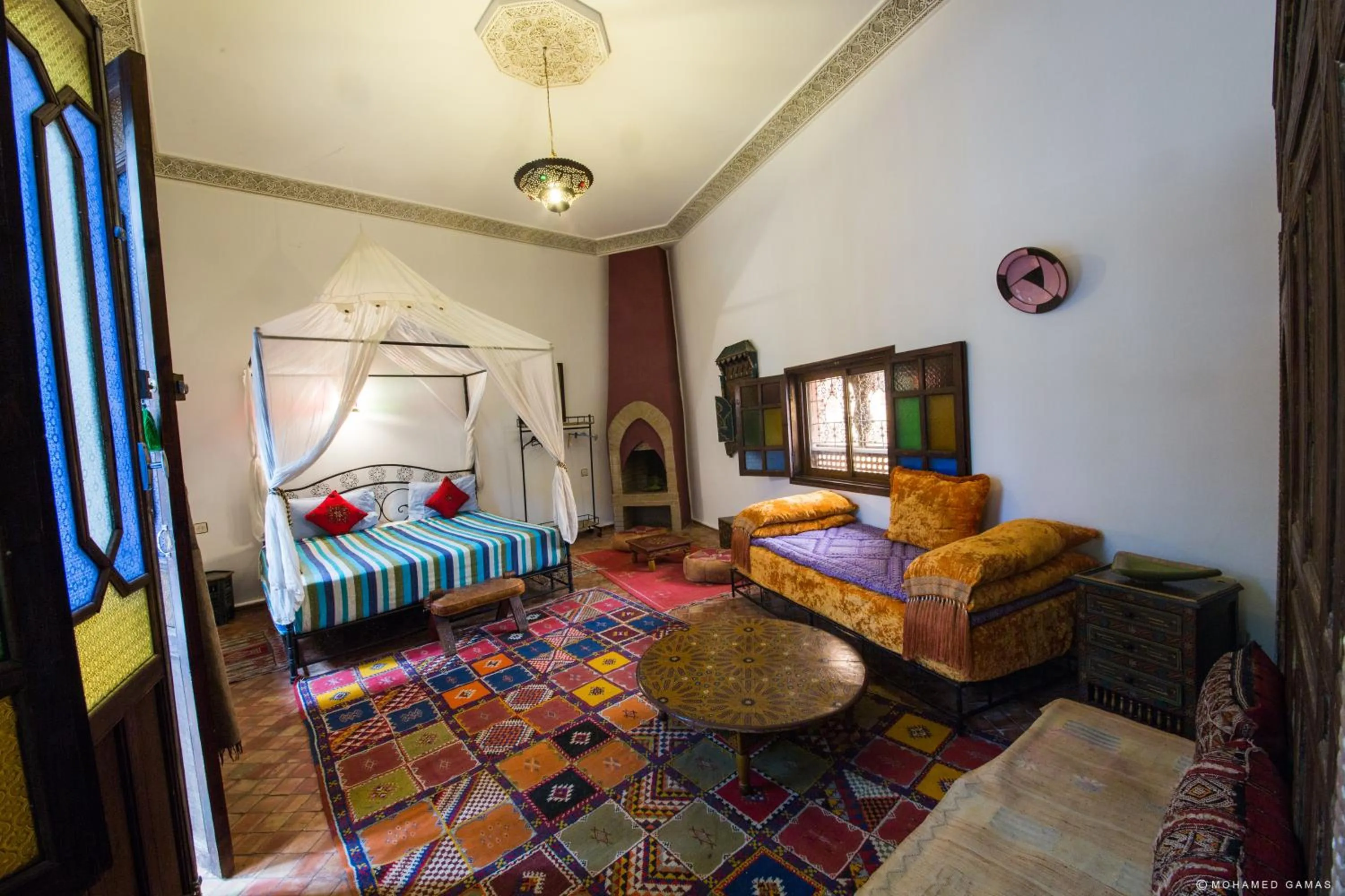 Photo of the whole room, Bed in Ryad Bahia