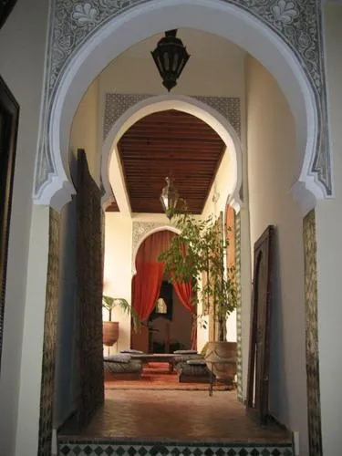 Decorative detail in Ryad Bahia