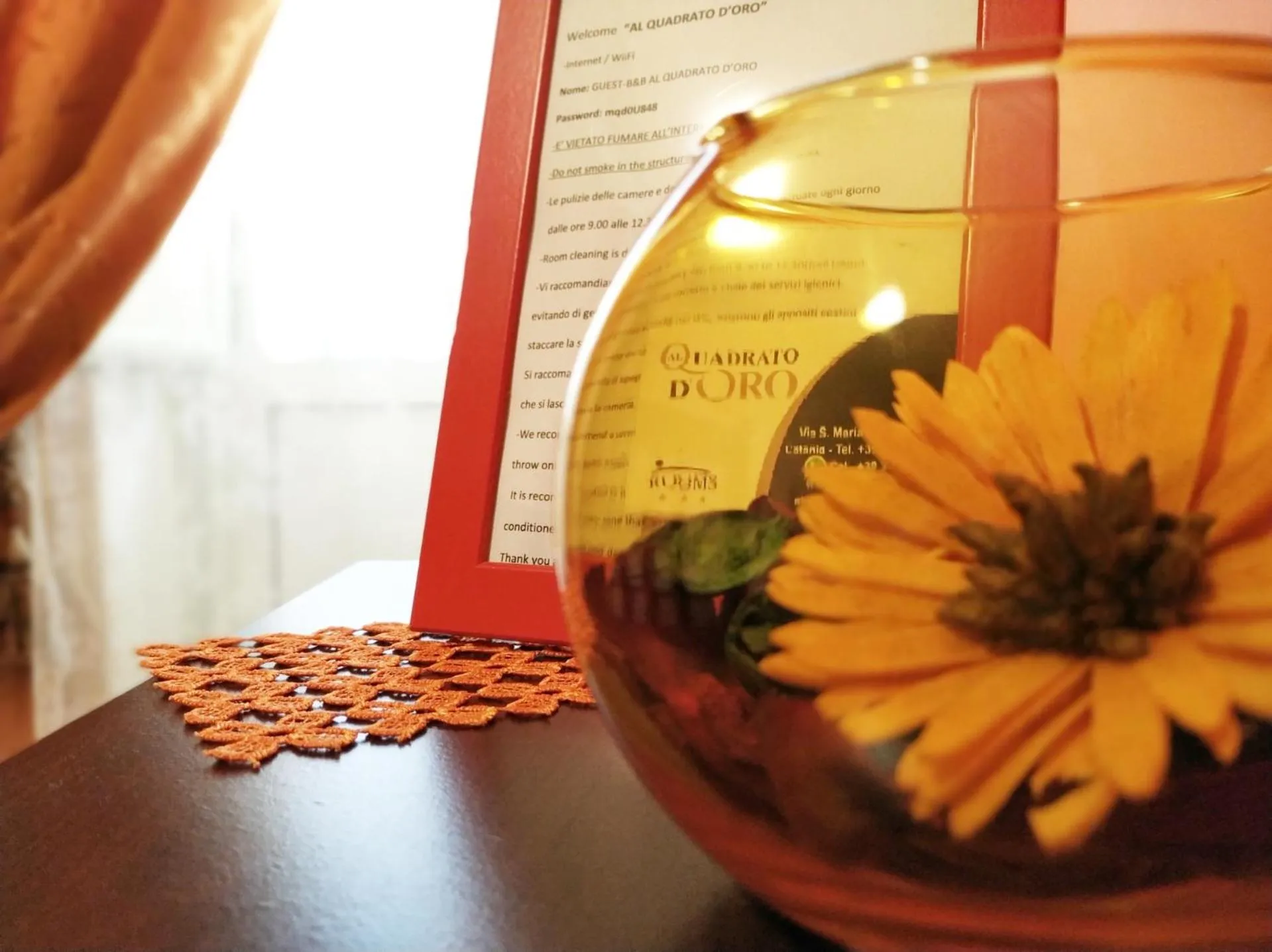 Bedroom in Al Quadrato D'Oro rooms