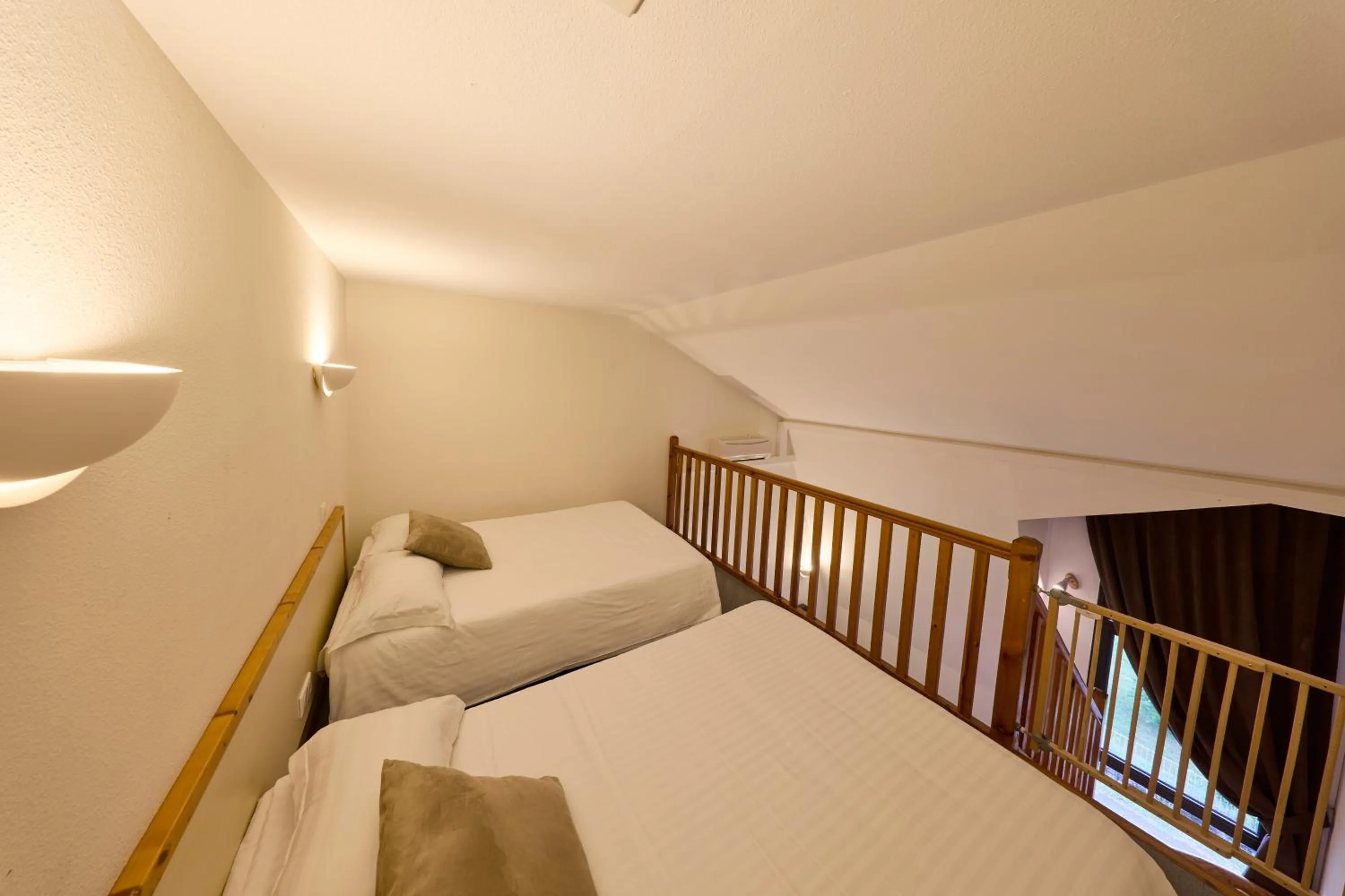 Bedroom, Bed in Hôtel-Restaurant Le Calice Du Gevaudan - A75