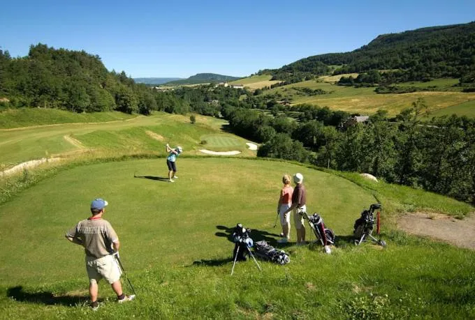 Golfcourse in Hôtel-Restaurant Le Calice Du Gevaudan - A75