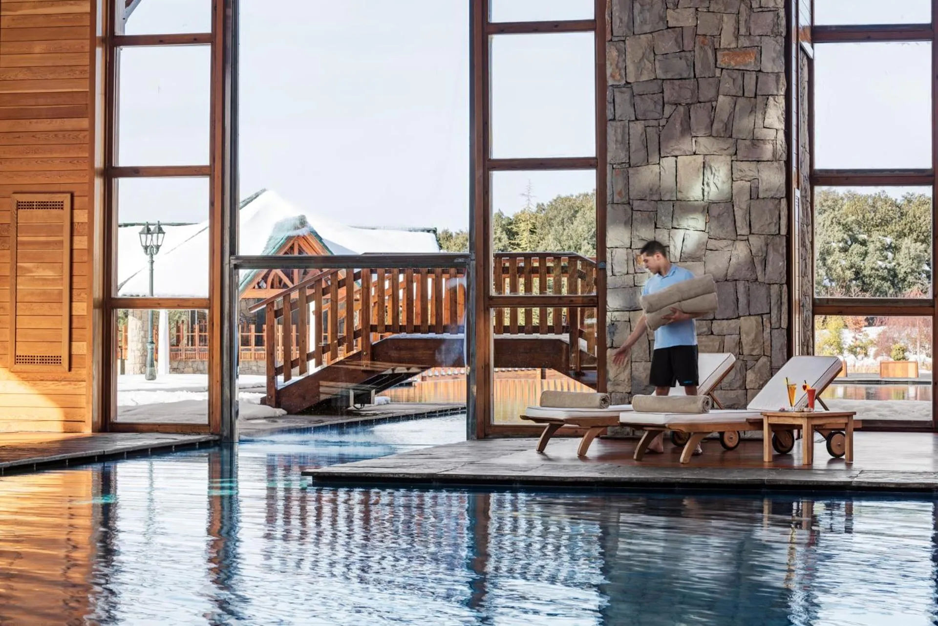 Garden view in Michlifen Resort & Golf