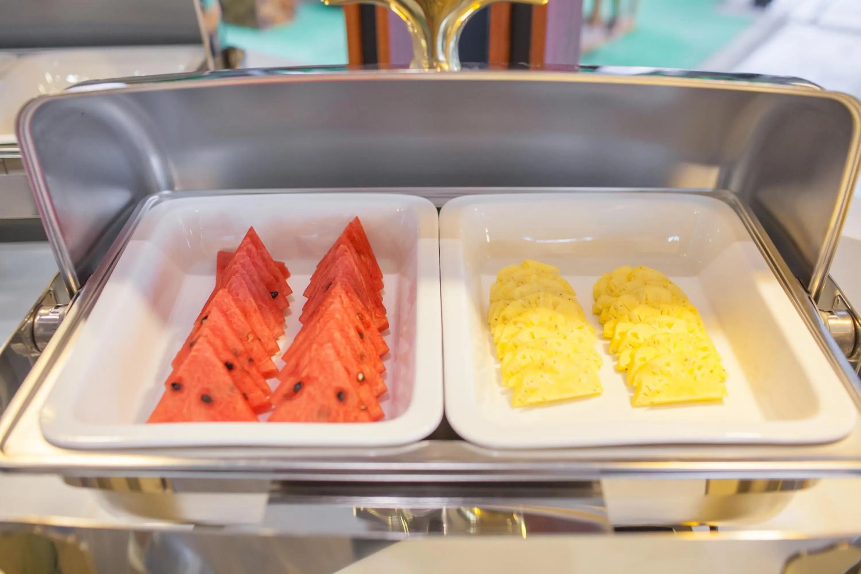 Buffet breakfast in New Siam Palace Ville Hotel