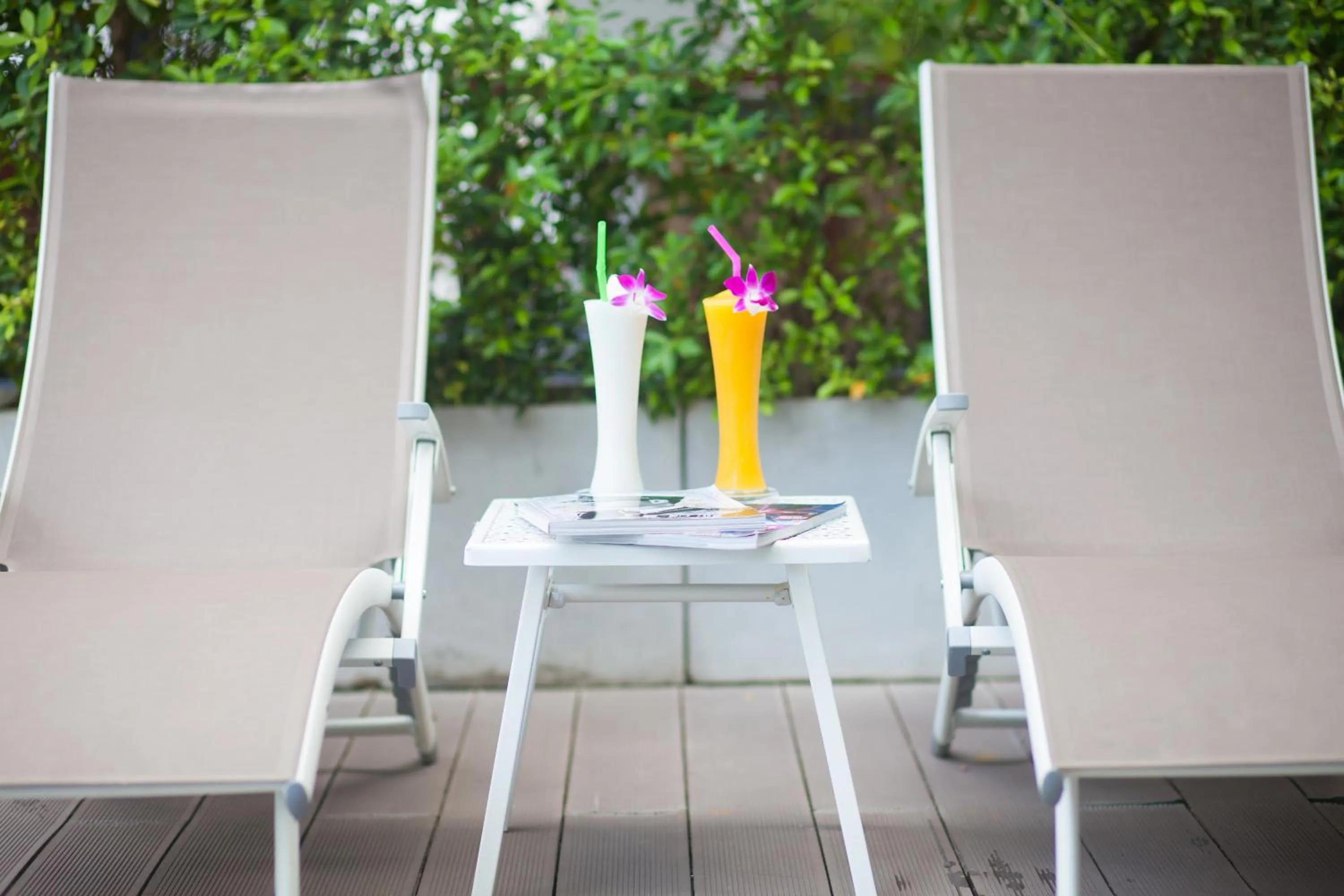 Garden in New Siam Palace Ville Hotel