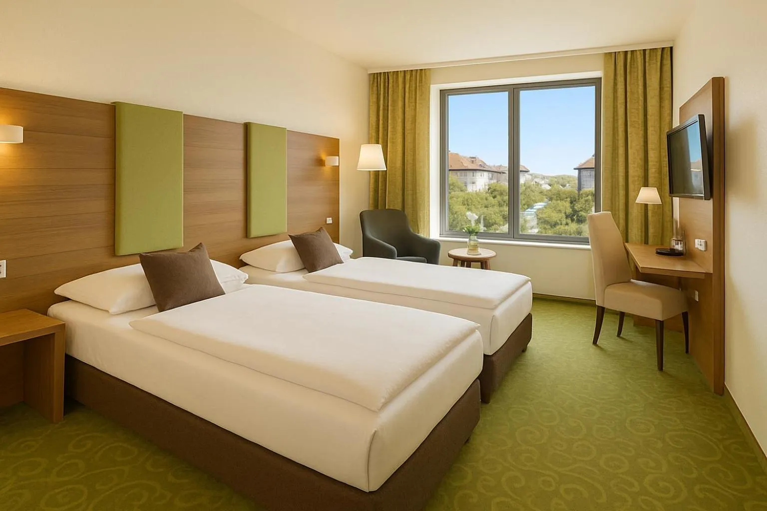 Bedroom, Bed in Ferenc Hotel Budapest