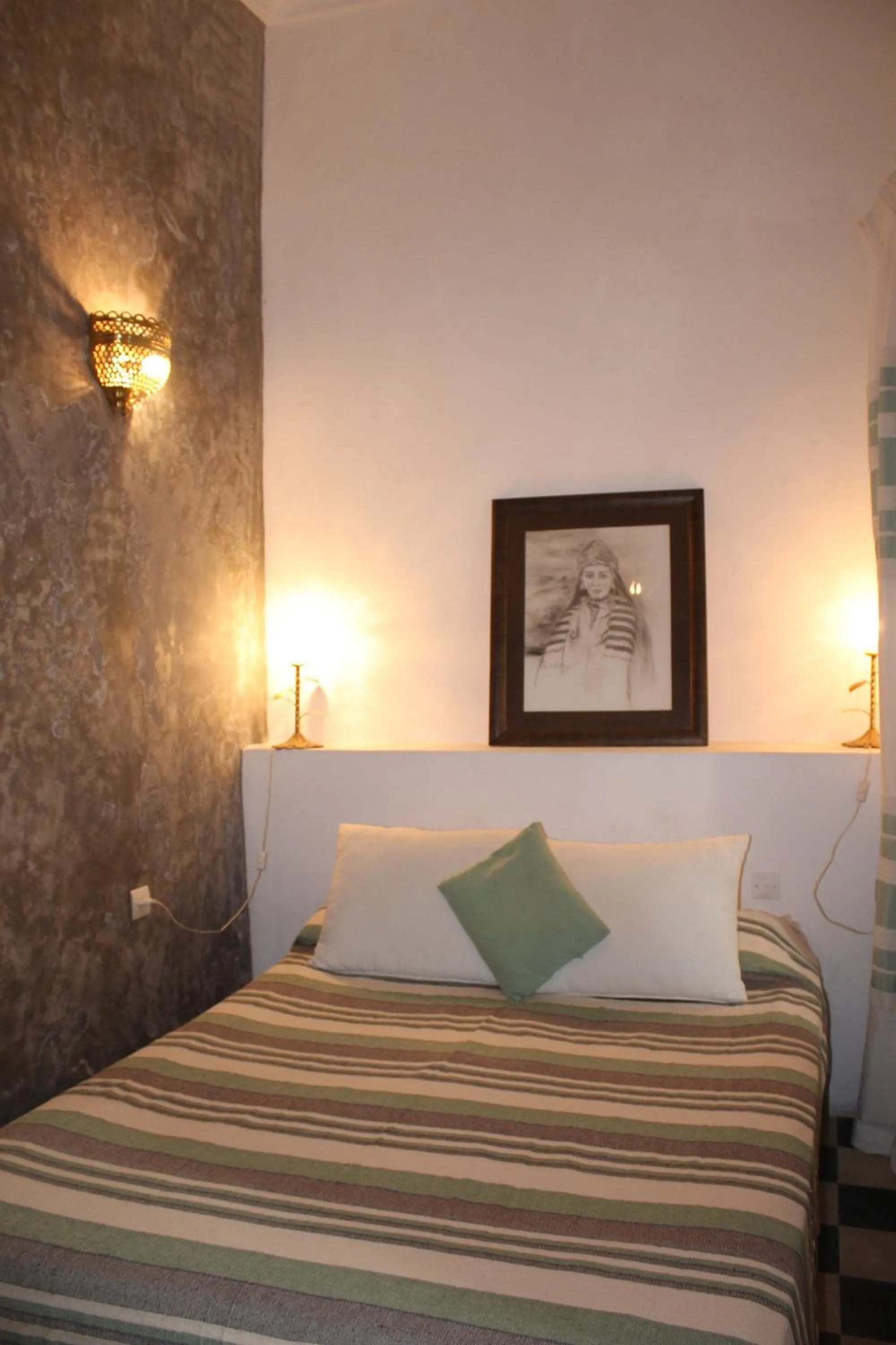 Bed in Riad Arous Chamel