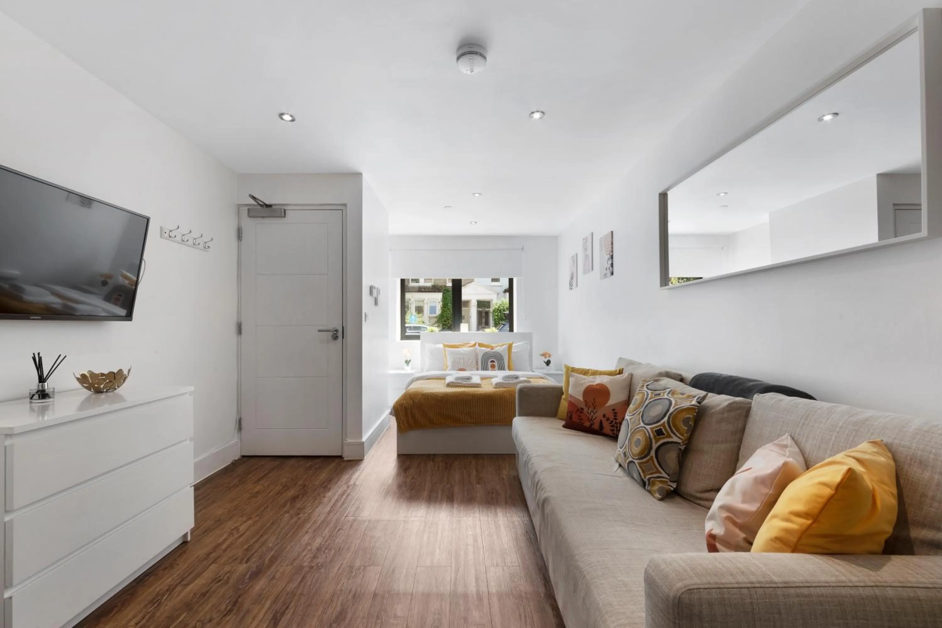 Bed in Manor House Studios By Morethanstays